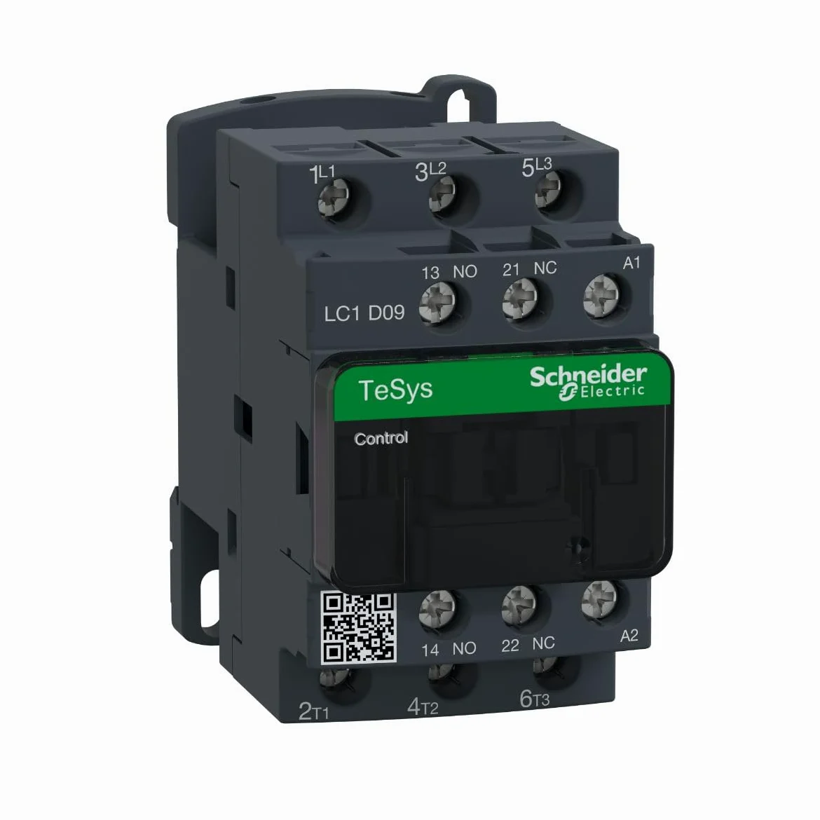 Schneider Electric LC1D09R7 TeSys D Contactor, 3P, AC-3, <=440V, 9A, Bobina 440VCA, 86mm x 45mm x 77mm