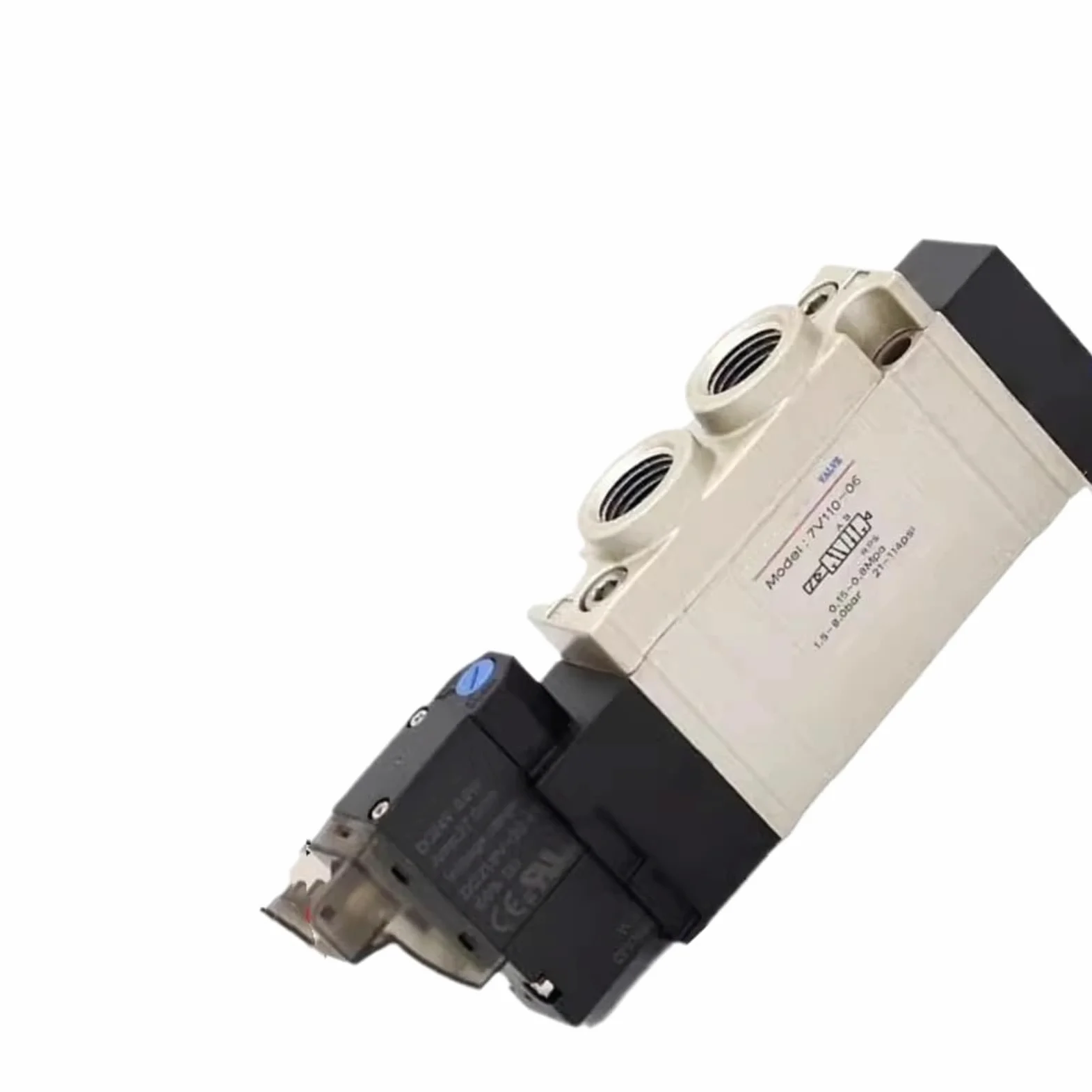 Electroválvula neumática de aleación de aluminio serie 7V (5/2, 5/3 vías) 7V0510 7V110 7V120 7V130(7V11006A200)