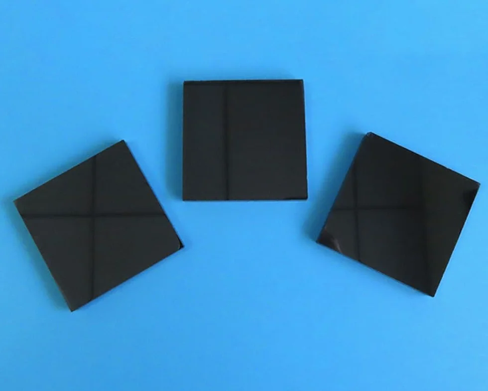 Hoja de cerámica de carburo de silicio de alto rendimiento: placa de Si-C duradera pulida de un solo/doble lado 1 pieza(Single Side Polishedx50x50x5mm)