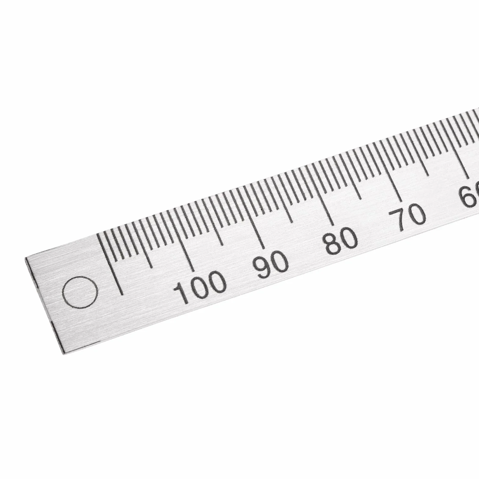 Regla de Localización Central Adhesiva de Aluminio 110mm para Medir Simetría