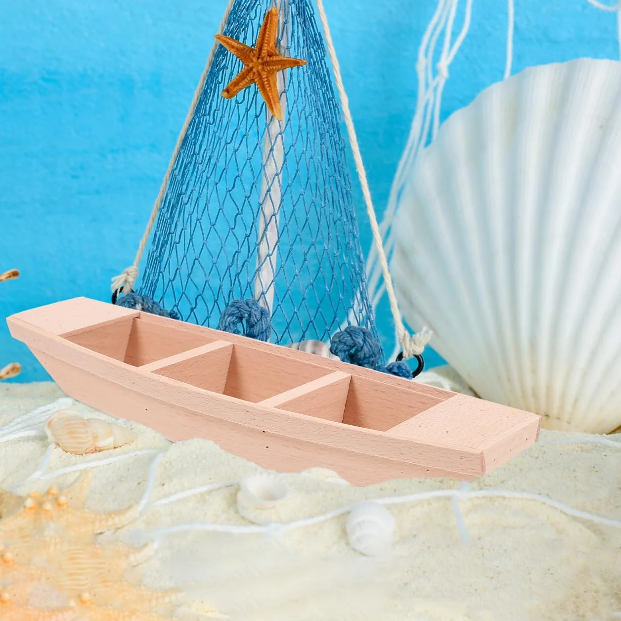 Toddmomy Barco de Madera para Pintar: Decoración Hecho a Mano para Hogar y Oficina