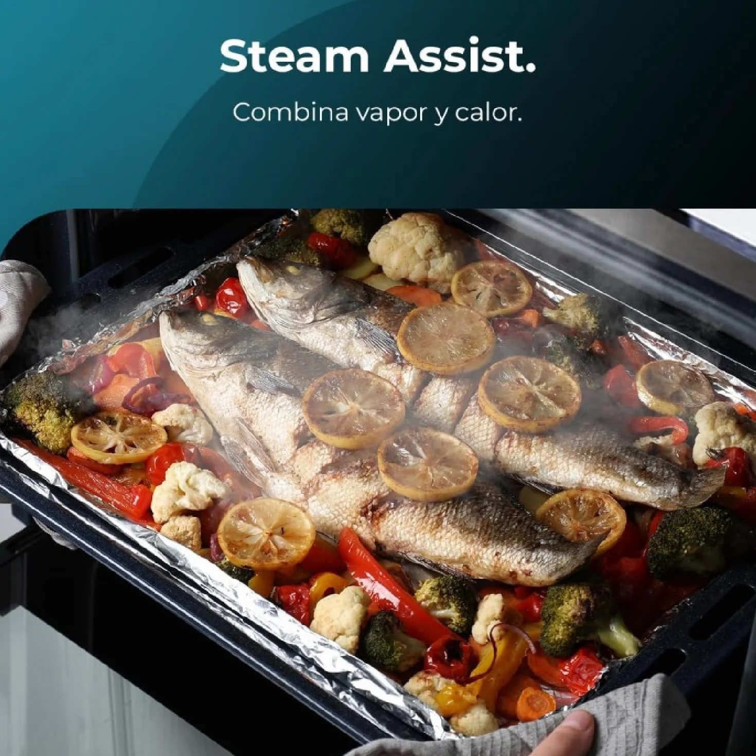 Cecotec Horno Multifunción Integrable 60cm Bolero Hexa M226000 2800W 72L 7 Funciones Grill Convección