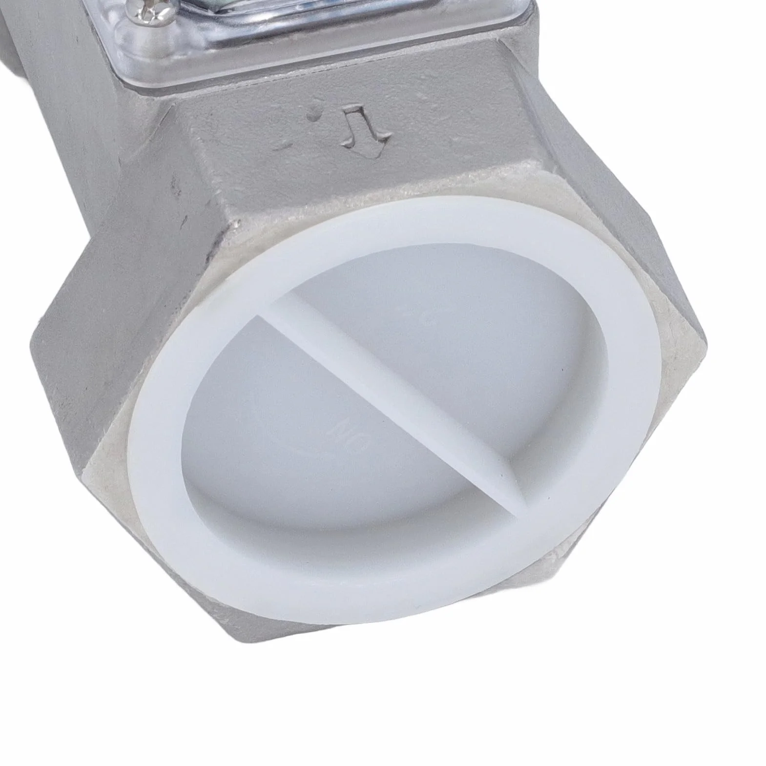 Caudalímetros Agua Digital, Acero Inoxidable Medidor de Flujo de Turbina de 2 Pulgadas 35-250 L/Min, Unidad L, GAL, PTS, QTS