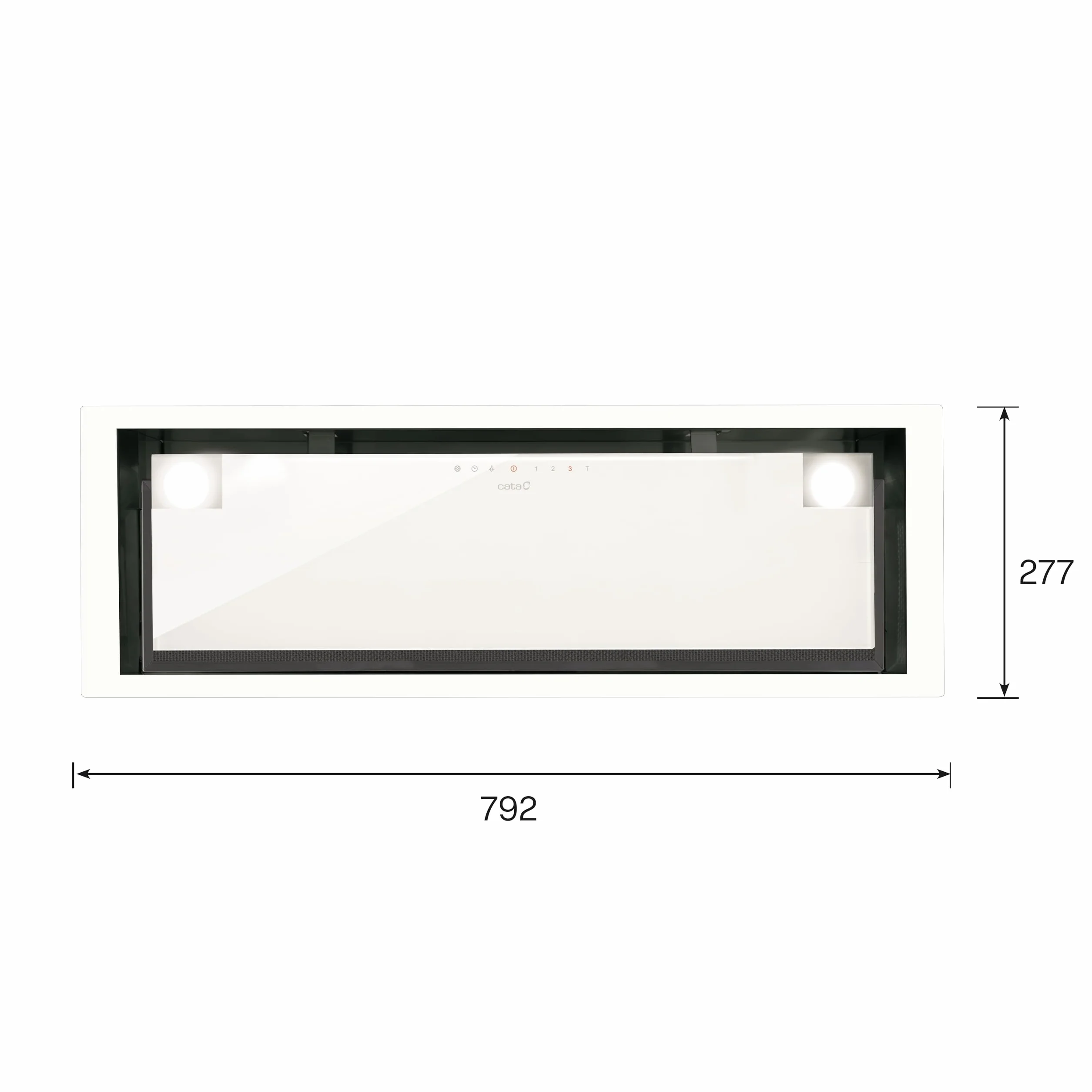 Cata GC DUAL 75 WH Campana Extractora 80 cm Blanco