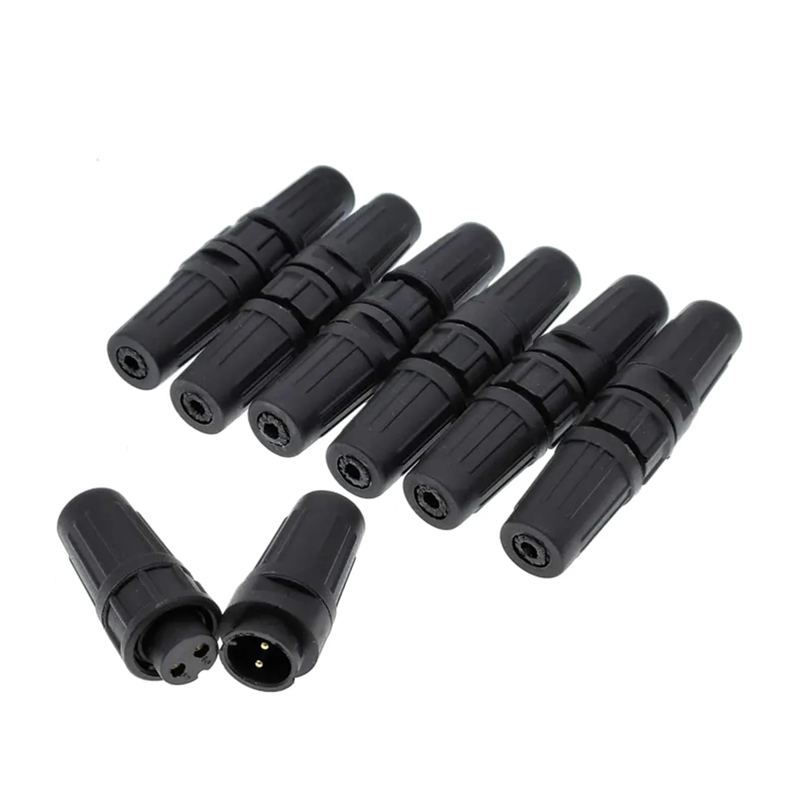 Zócalo de acoplamiento del conector de bayoneta PY07 Z108 - Paquete variado Conectores a tope de 2 pines a 7 pines 10 piezas(4P Bayonet 10pairs)