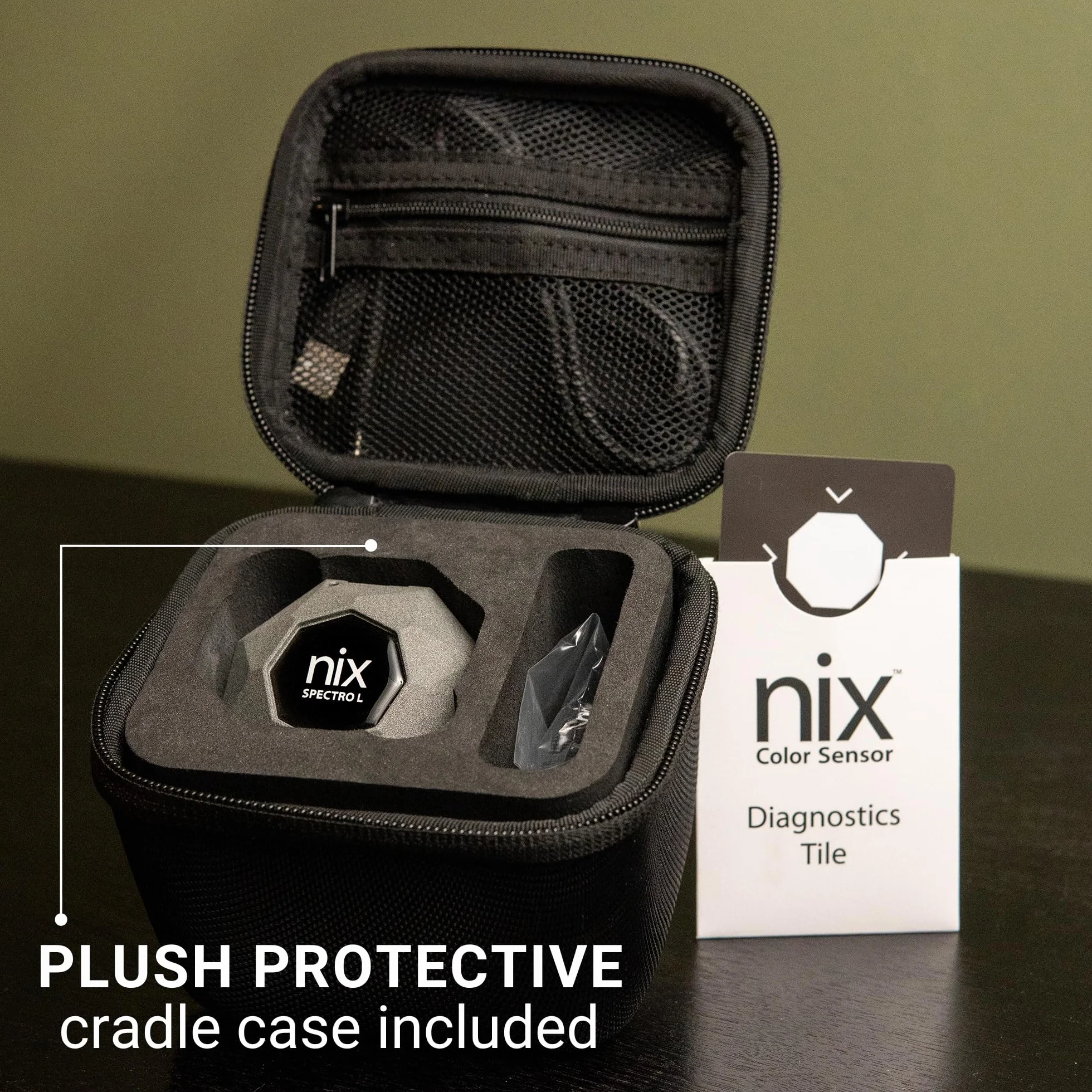 Espectrofotómetro y densitómetro Nix Spectro L: tecnología profesional de combinación de colores, compatibilidad con más de 200 000 pinturas