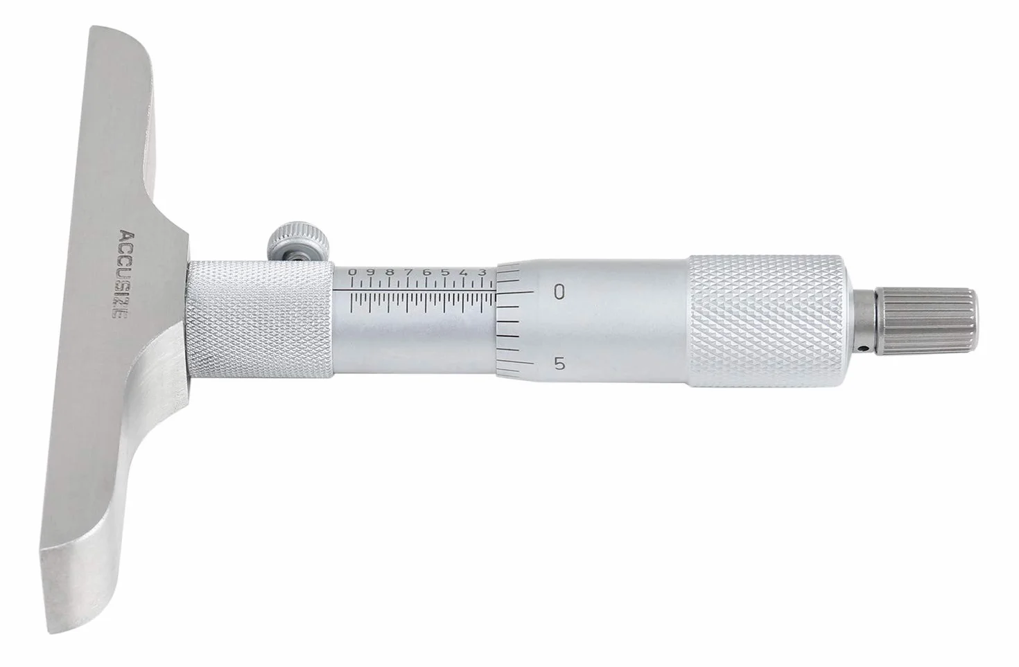 accusize – 6 "Profundidad micrómetros, base de profundidad 4," con 6 varillas en caja de sábana bajera ajustable, # 2025 – 4201