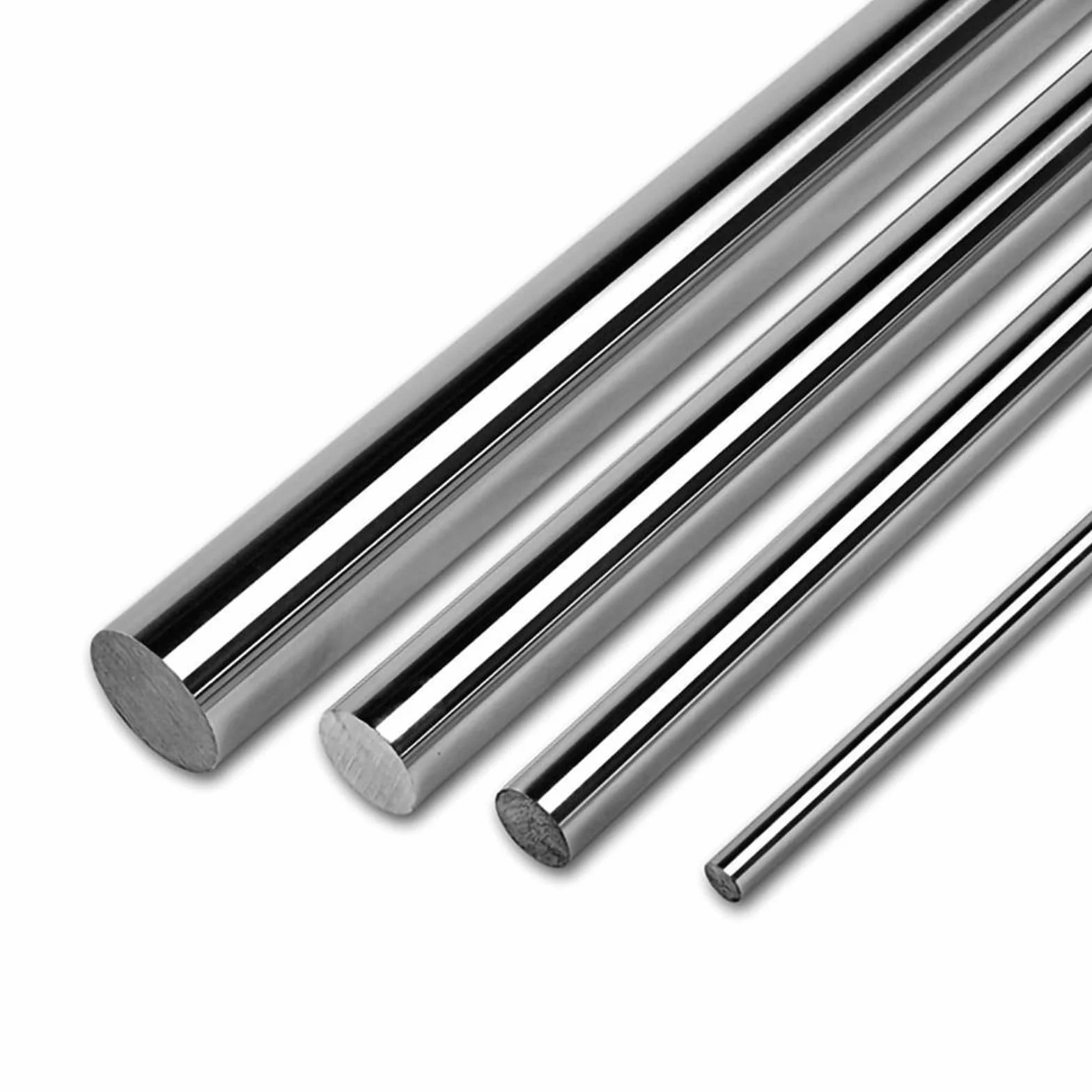 Varilla redonda cromada eje óptico guía lineal 4mm-30mm 100mm-400mm 45 varillas acero