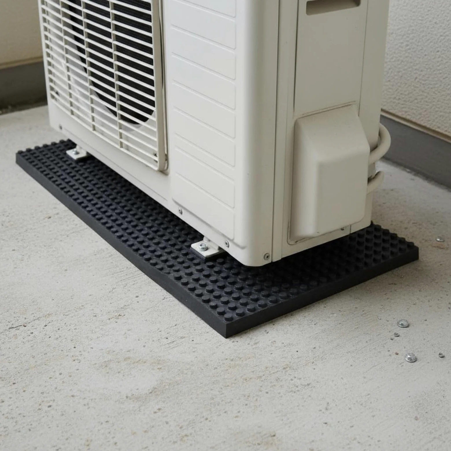 Gralara Almohadilla Antivibración Cojín Antigolpes Bloque de Goma Base Sólida Resistente a Temperatura Adecuada para Aire Acondicionado Modular Compresores , 600 400 16mm , 1 PC Partícula