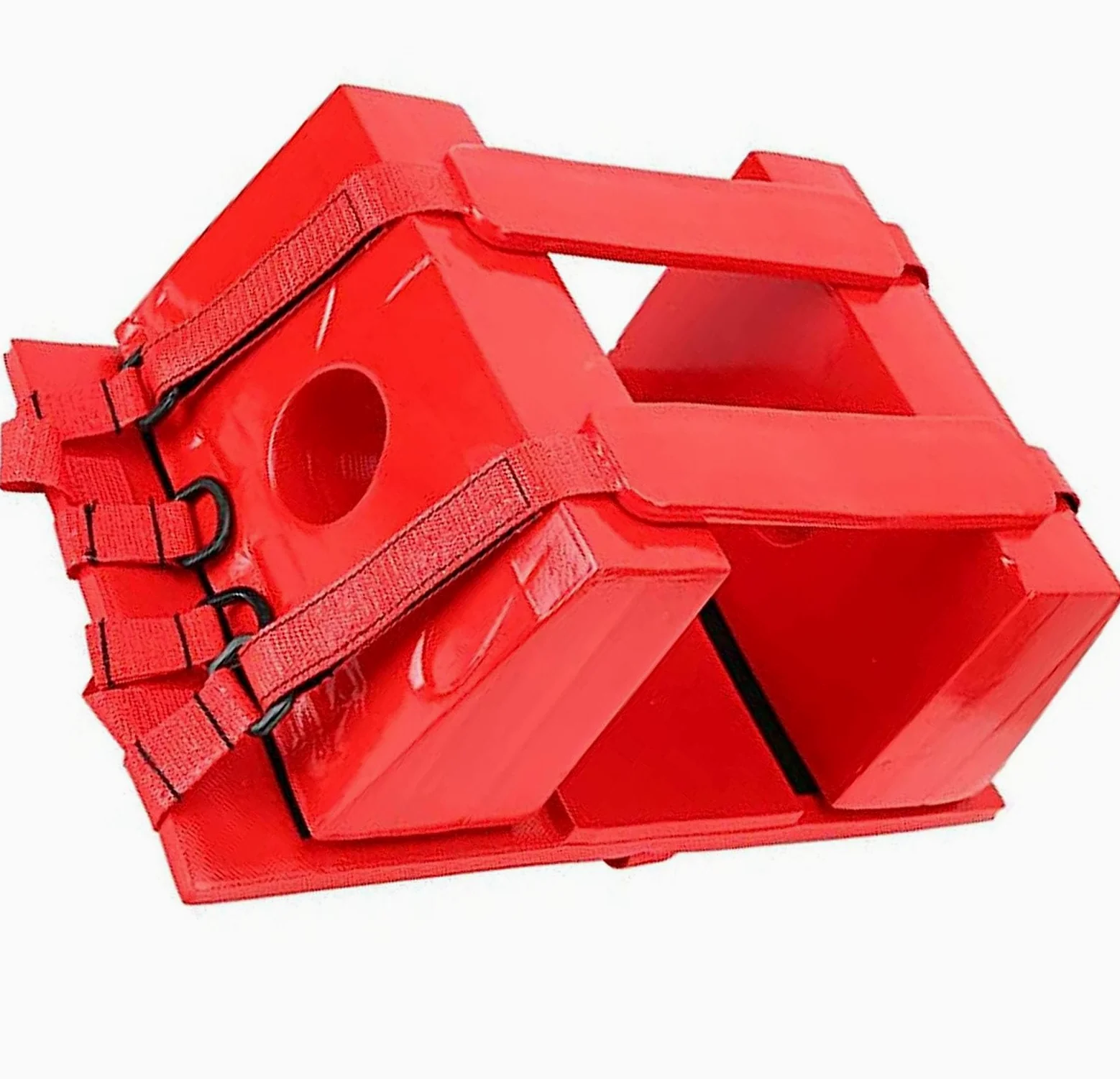 Inmovilizador de cabeza de placa de columna vertebral ajustable, inmovilizador de cabeza impermeable, práctica ayuda de emergencia con correas, soporte de cabeza de rayos X de primeros auxilios para