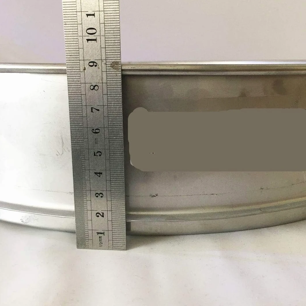 Tamiz de prueba de acero inoxidable 304 de 40 cm, tamiz de tela metálica 1 pieza(120mesh 0.125mm)