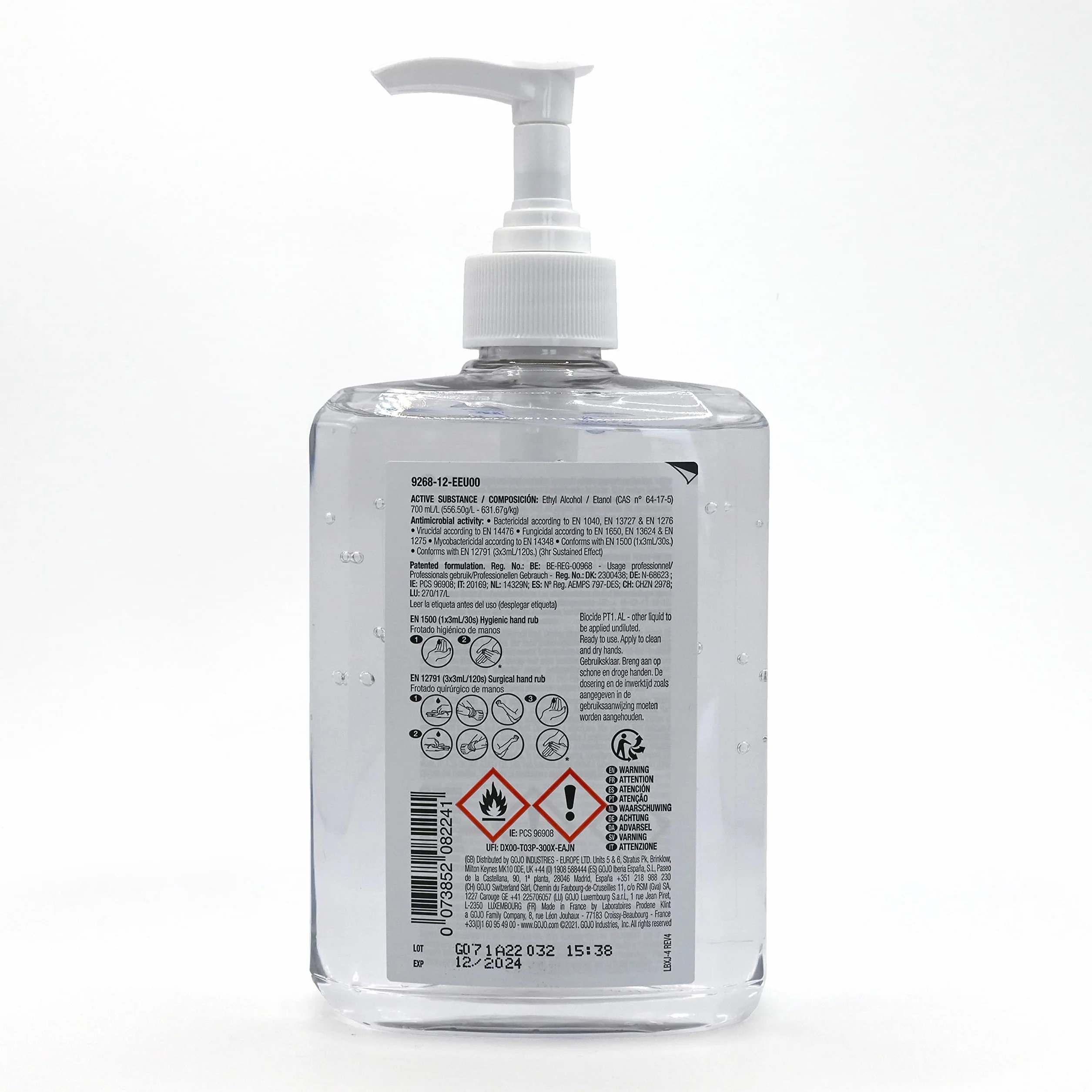 PURELL ADVANCED Gel hidroalcohólico DE MANOS 500ml, alcohol en gel desinfectante manos, 500ml Botella. Acaba con el 99,99% de los gérmenes más comunes que pueden resultar nocivos.