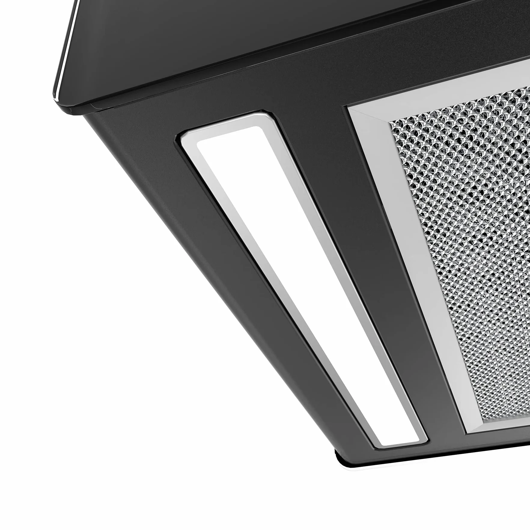 CIARRA CBCB4850 Campana Extractora Isla 48cm 700m³/h WiFi Control Táctil Clase A+++ Filtro Carbón 4 Velocidades LED Negro