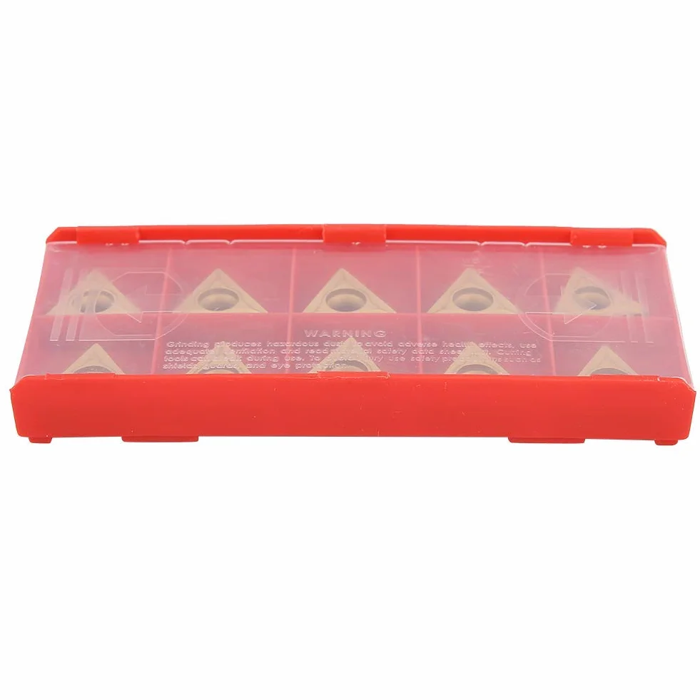TCMT 16T304 Insertos de Torno Triangular Carburo 10 Uds Herramienta de Torneado