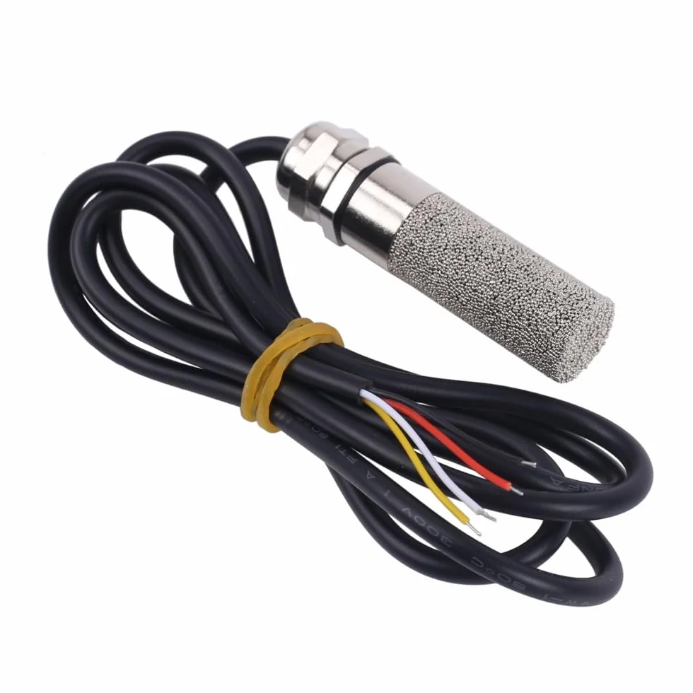 XY-MD04 RS485 Transmisor de Temperatura y Humedad, Módulo Colector CC 5V-28V, Sonda Metálica Impermeable