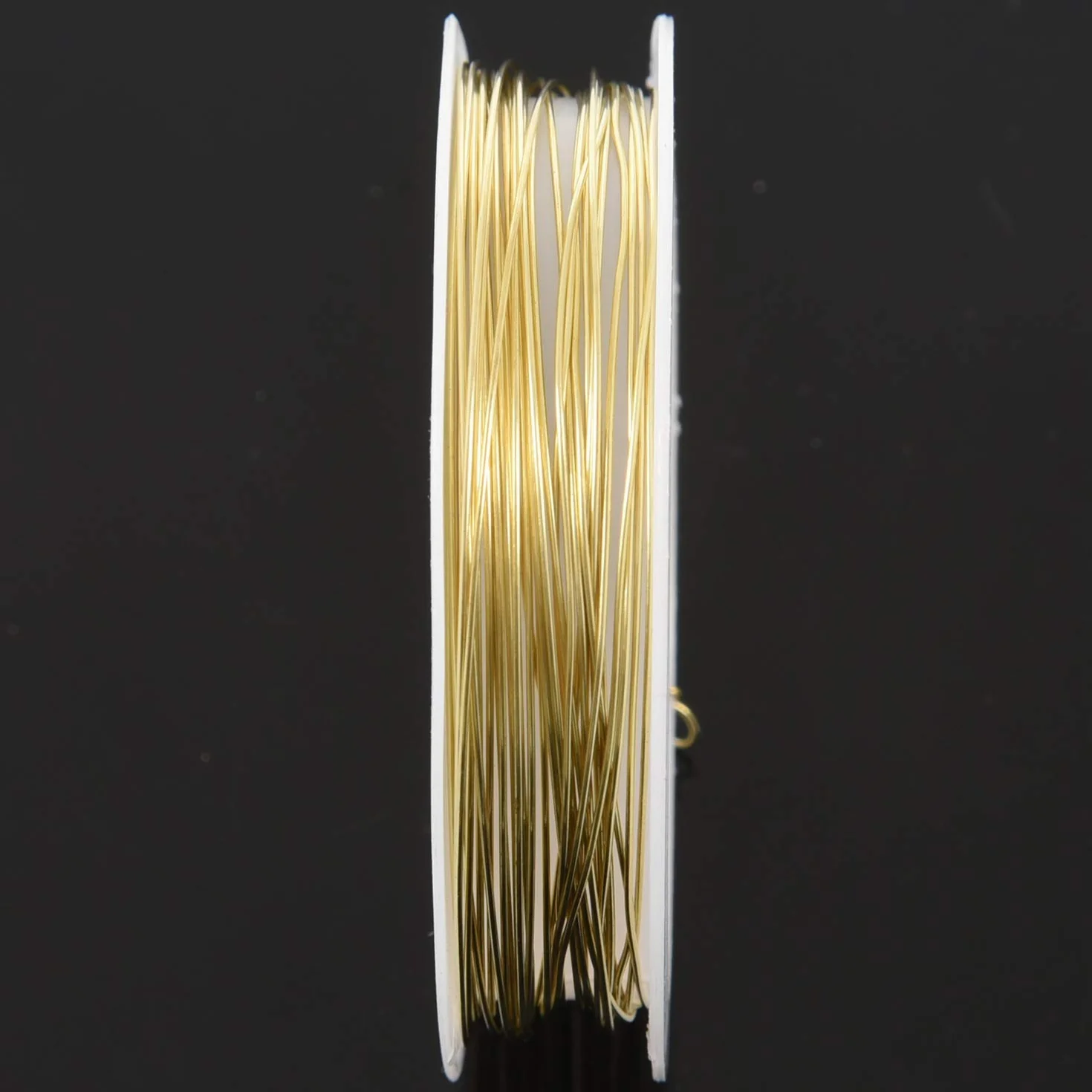 Alambre de latón de color dorado, 9 m x 0,5 mm, Latón