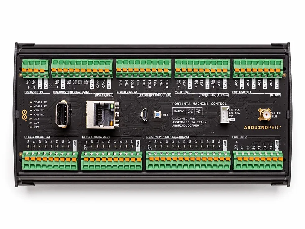 Arduino Portenta Machine Control [AKX00032] - Solución de Control Industrial Avanzada, Ideal para proyectos de IoT y automatización a Gran Escala