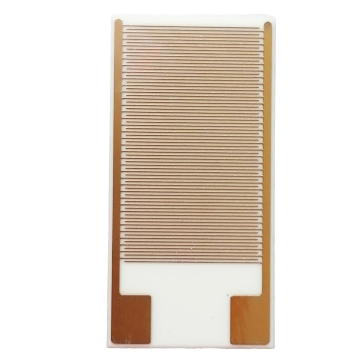 Electrodo de oro interdigitado de cerámica de alúmina (IDE de 100 μm) - Electrodo de peine