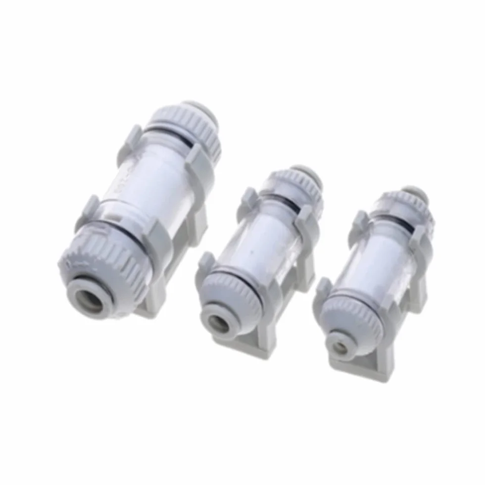 Aurorad Manguera de Tubo de Aire Empuje Conector rápido Filtro de succión de Aire ZFC200-10B para SMC