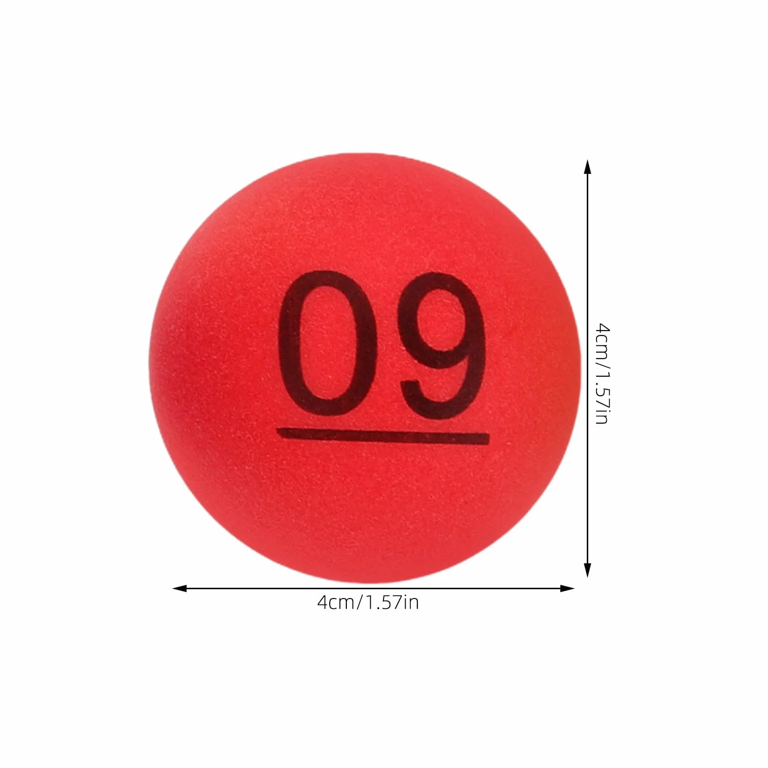 Bolas Numeradas para Sorteos Multicolor PP 10 Juegos Rifas