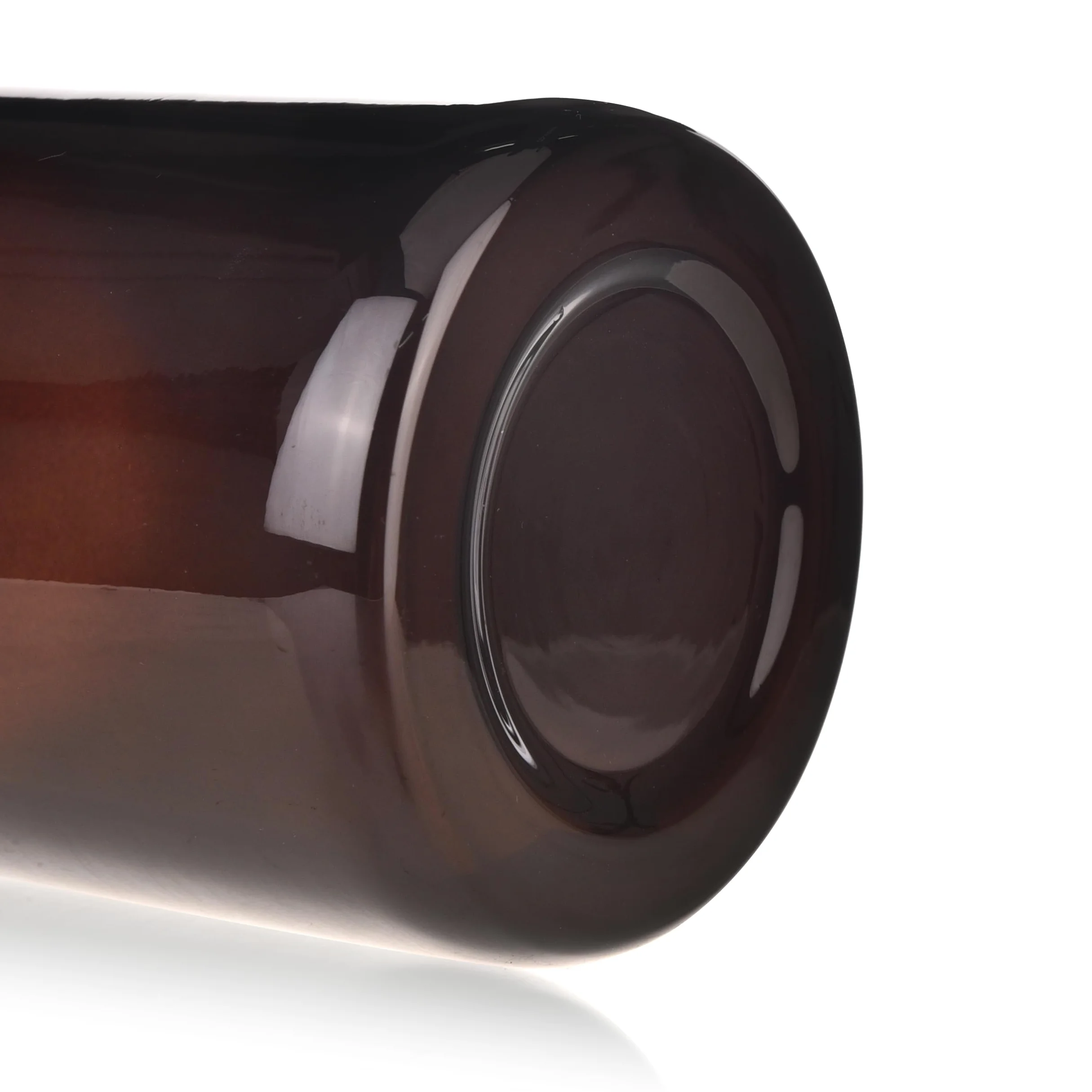 Botella de vidrio, botella de reactivo de boca ancha de laboratorio, botella de reactivo de vidrio ámbar, botella de vidrio de borosilicato de 1000 ml con tapón de tierra de vidrio (1000 ml)