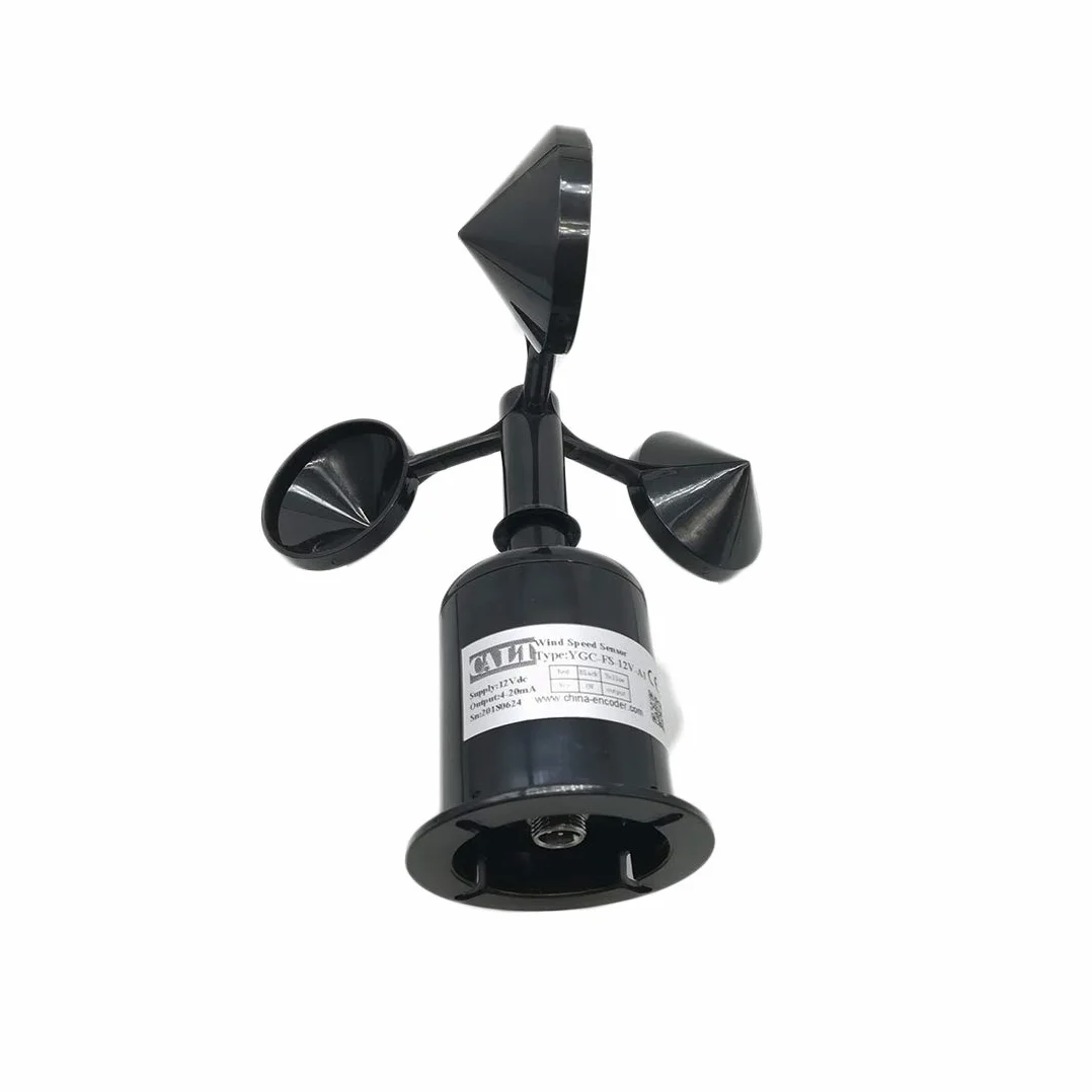 CALT Anemómetro Sensor de Velocidad del Viento 9-30V DC 0-5V Salida 0-45m/s Rango