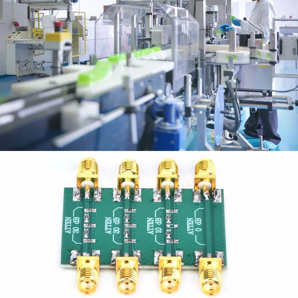 Atenuador fijo SMA hembra doble RF ajuste señales circuito