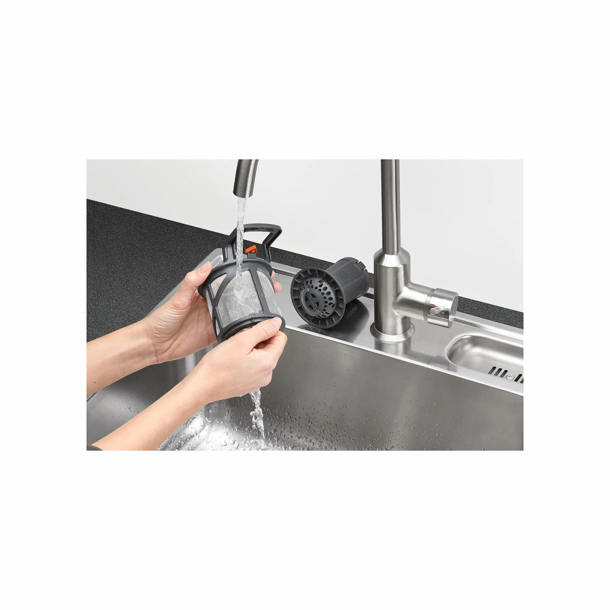 AEG Lavavajillas Libre Instalación FFB64627ZM 60 cm 13 Cubiertos AirDry Display XL Cesto Quicklift 44 dB Inox