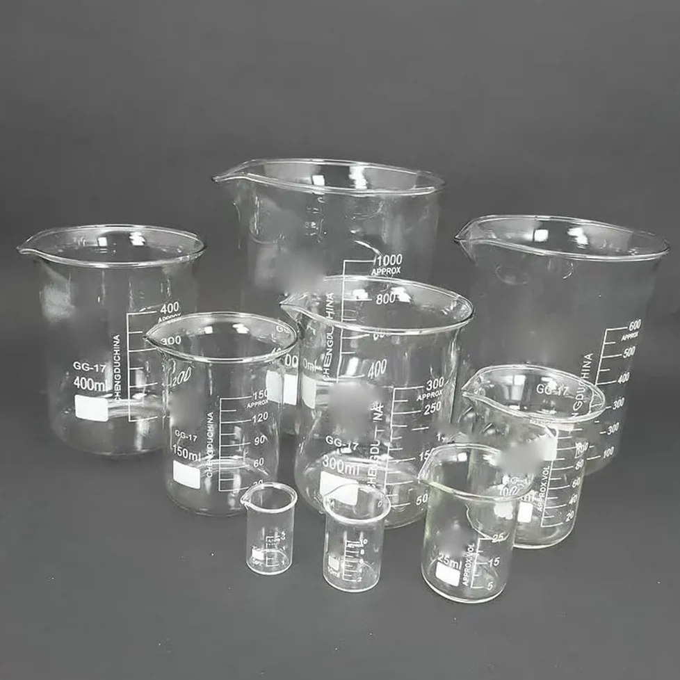 Vaso de precipitados de vidrio borosilicato, Conjuntos múltiples de vasos laboratorio vidrio borosilicato(Set-13)