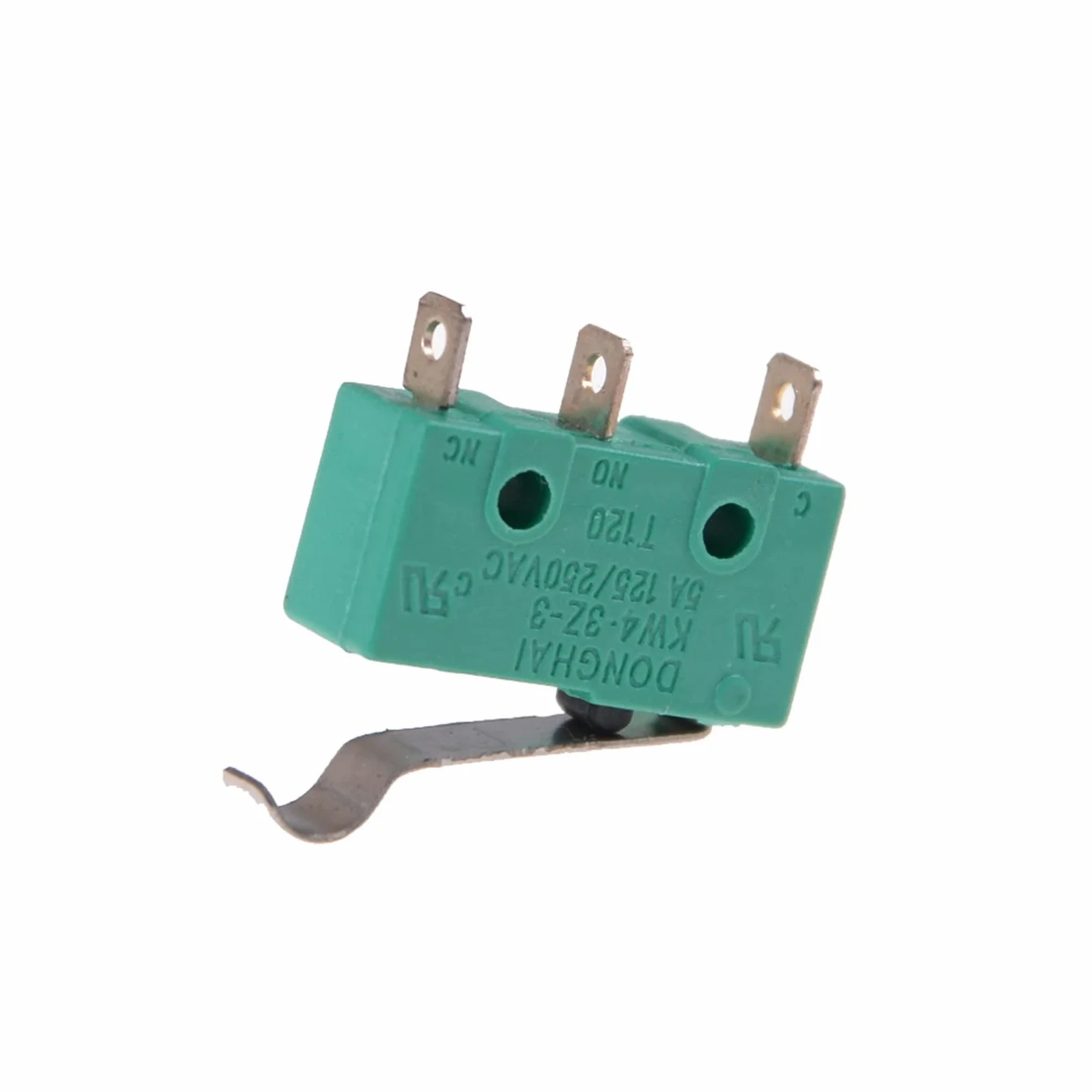 Interruptores industriales Interruptores micro táctiles de 3 pines NO + NC 5A 125VAC 250VAC Mini interruptor de límite Microinterruptores Microinterruptores con palanca de bisagra 5pcs Interruptores