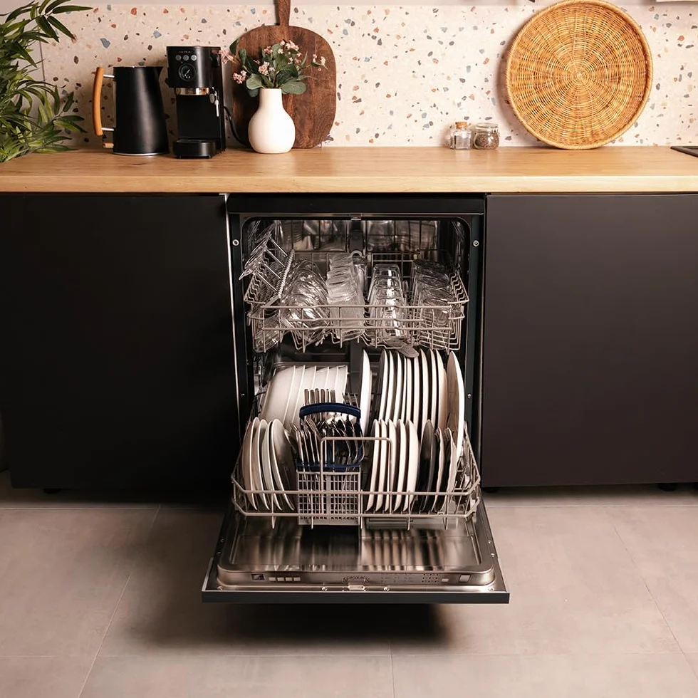 Cecotec Lavavajillas Integrable 60cm Bolero Aguazero 6102 Full-BI E. 1850W 12 Cubiertos 6 Programas