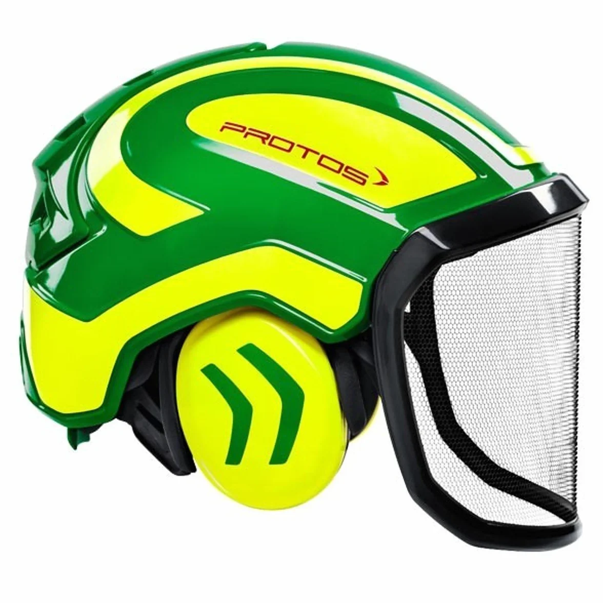 PROTOS® Casco de seguridad Integral Forest protección auditiva, color: negro, equipamiento: visera fina