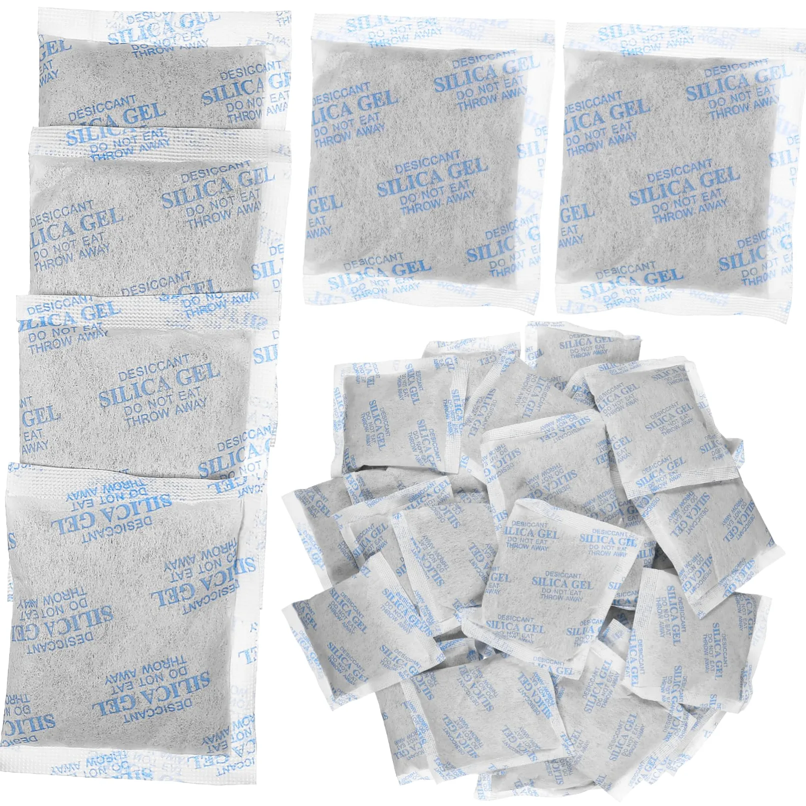 30piezas Desecante De Embalaje De Gel De Sílice Sobres Para Almacenamiento Paquetes Absorbentes De Humedad Desecantes De Secado Para y Suministros De Envío