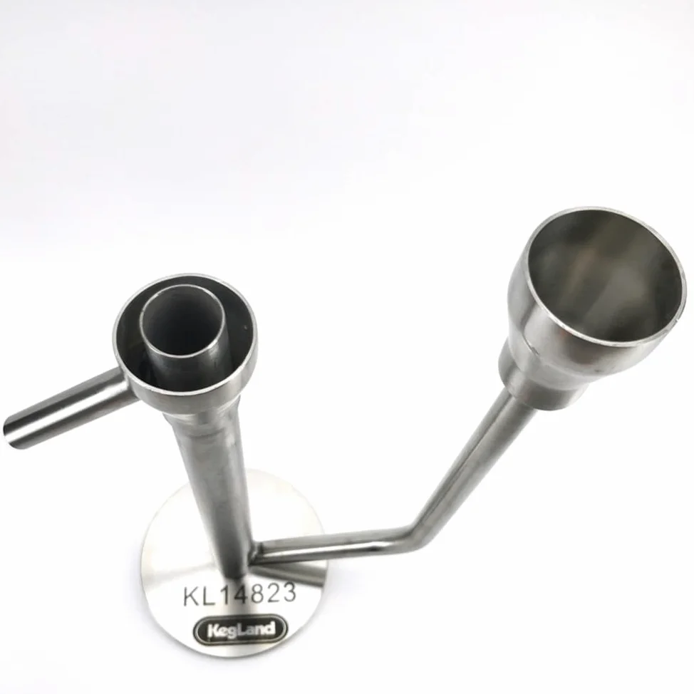 KegLand Destilación de loro acero inoxidable DS135 KL14823 para uso con hidrómetro a prueba de álcalis
