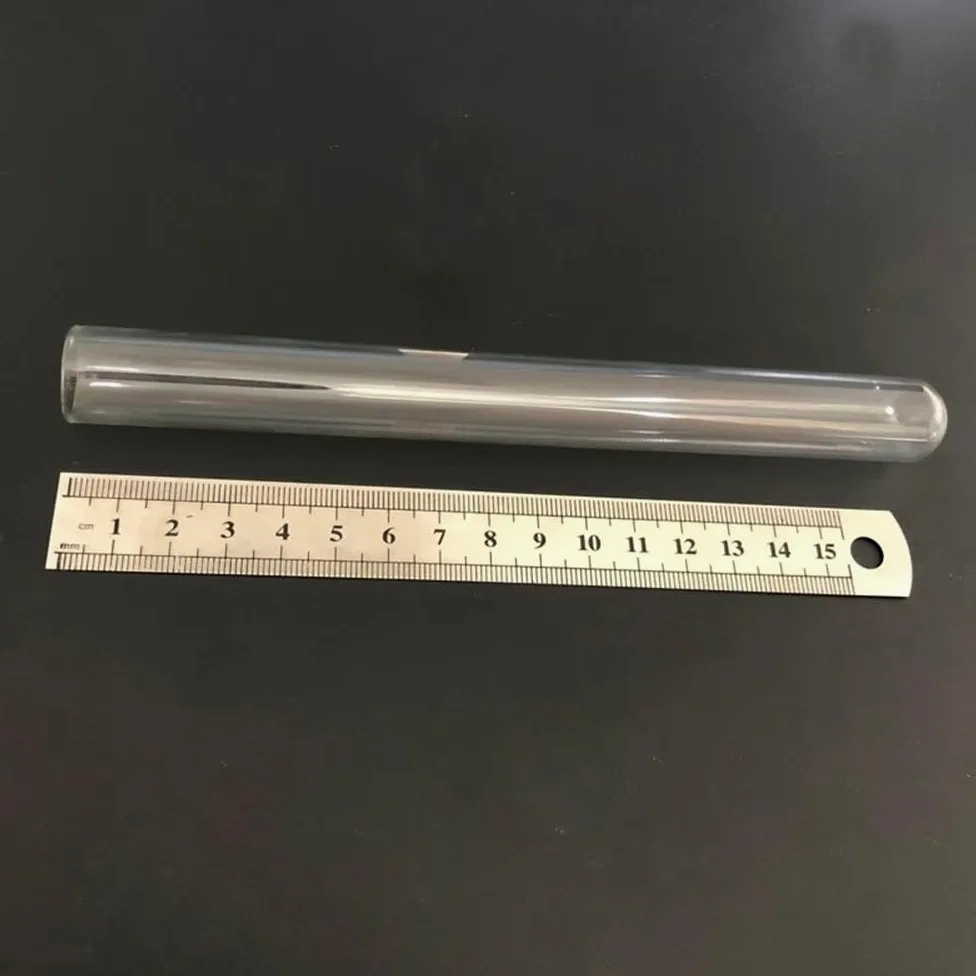 Prueba de vidrio, Paquete de 50 tubos de ensayo de vidrio de fondo redondo de 18 x 180 mm y 30 ml con tapón for laboratorio.