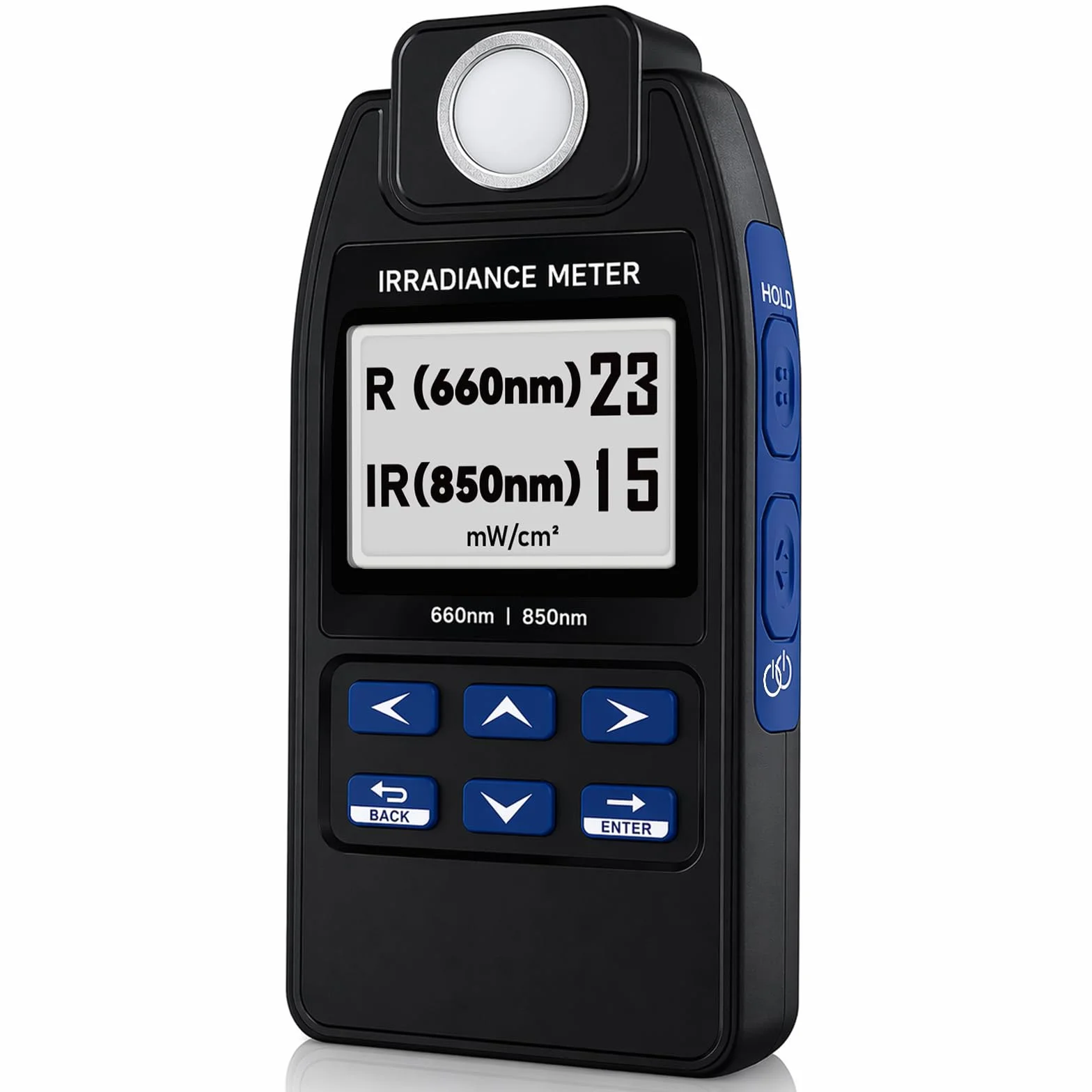 AH-DRNIR Medidor de Irradiancia Luz Roja NIR 660nm 850nm Radiómetro Doble Longitud de Onda