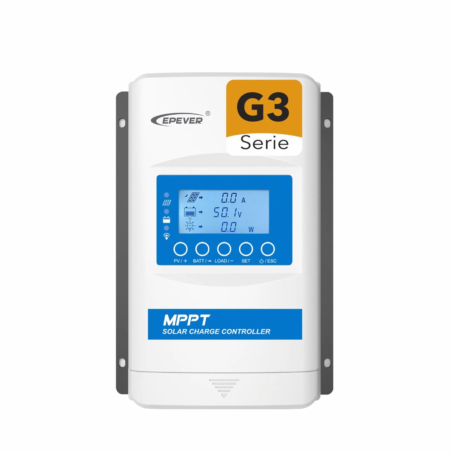 EPEVER® MPPT XTRA-N G3 – XTRA 3210N Regulador de Carga Solar, 30A, 12/24VDC auto work, PV 100V, Pantalla XDS2