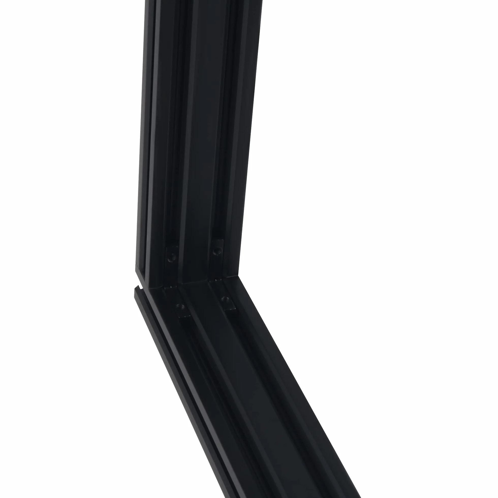 2 unidades de 1000 mm V-Slot 2040 Perfil de Aluminio Extrusión Perfil de Aluminio Norma Anodizado Negro Perfil de Extrusión de Aluminio para Impresora 3D y Máquina de Grabado Láser CNC