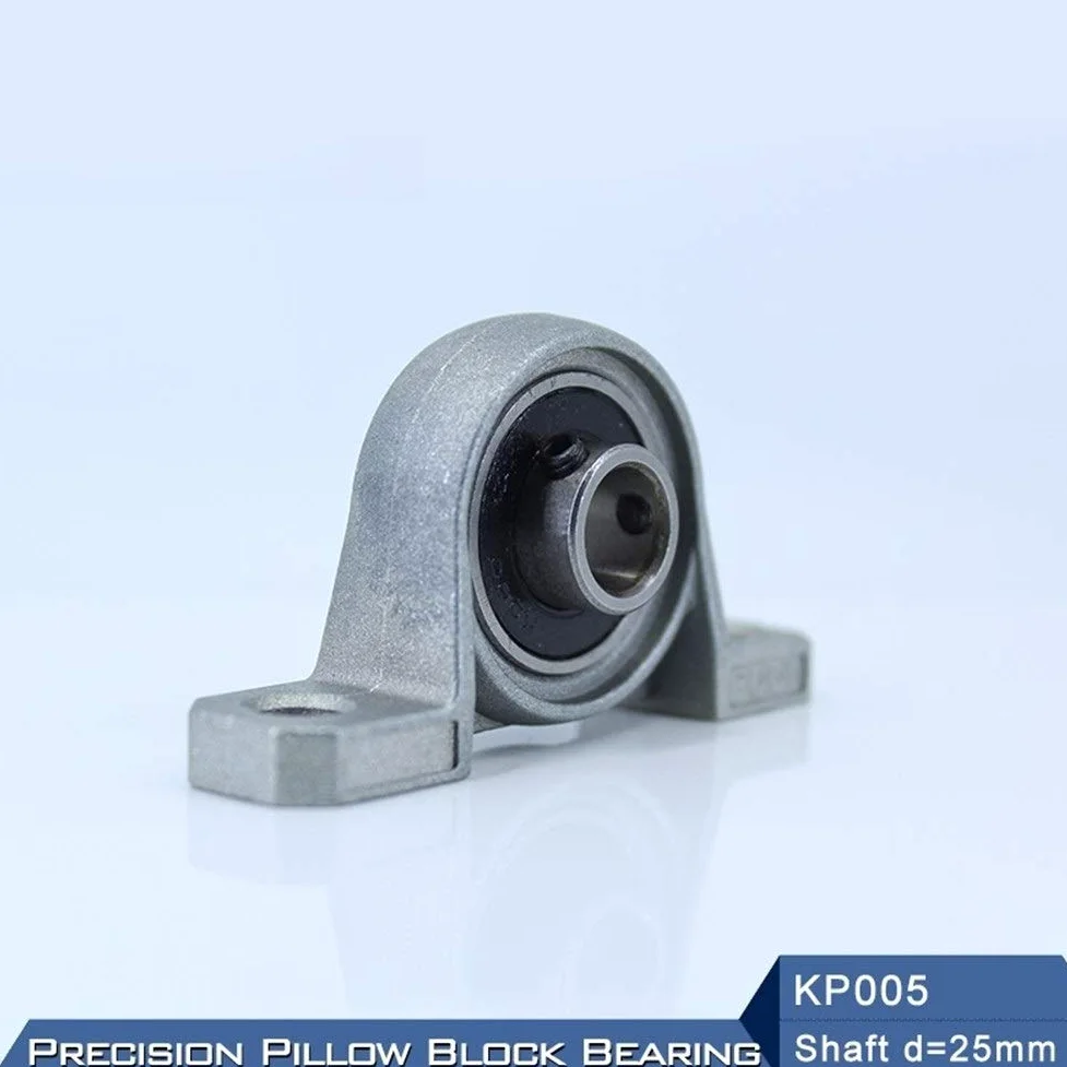 JIYAMI'EN EL KP005 montada en cojinete de 25 mm Diámetro del Eje KP Aleación de Zinc Almohada Bloque Vivienda KP 005 Rodamientos KP005 (4PCS)