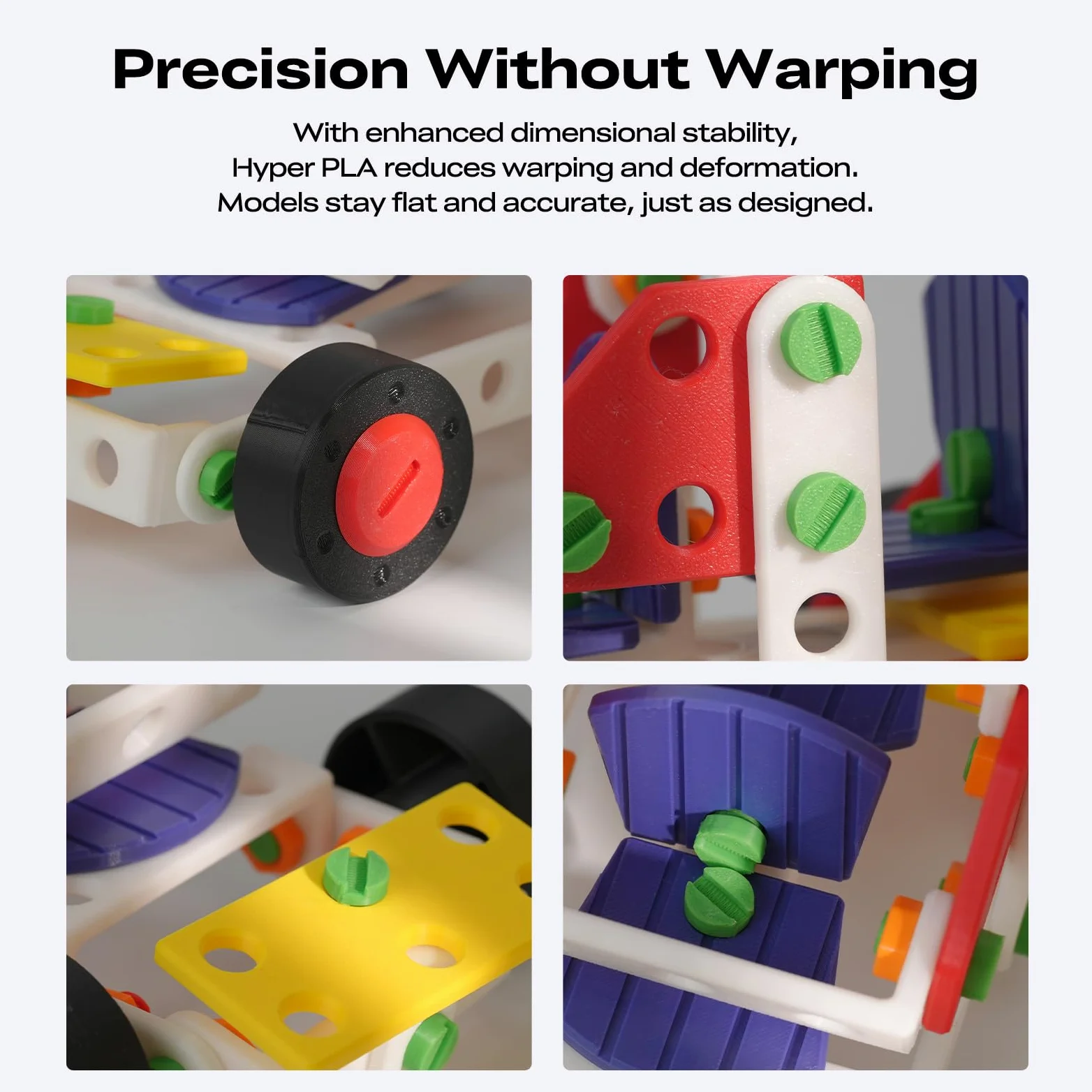 Creality Hyper PLA - Filamento RFID de 1,75 mm, 600 mm/s, alta velocidad, alta precisión y dureza, 15 colores, impresión 3D suave (2 kg, negro)