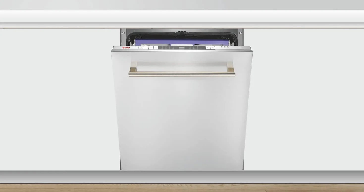 EVVO Lavavajillas integrable Di.2 60 cm 14 Cubiertos 8 Programas Acabado Inox