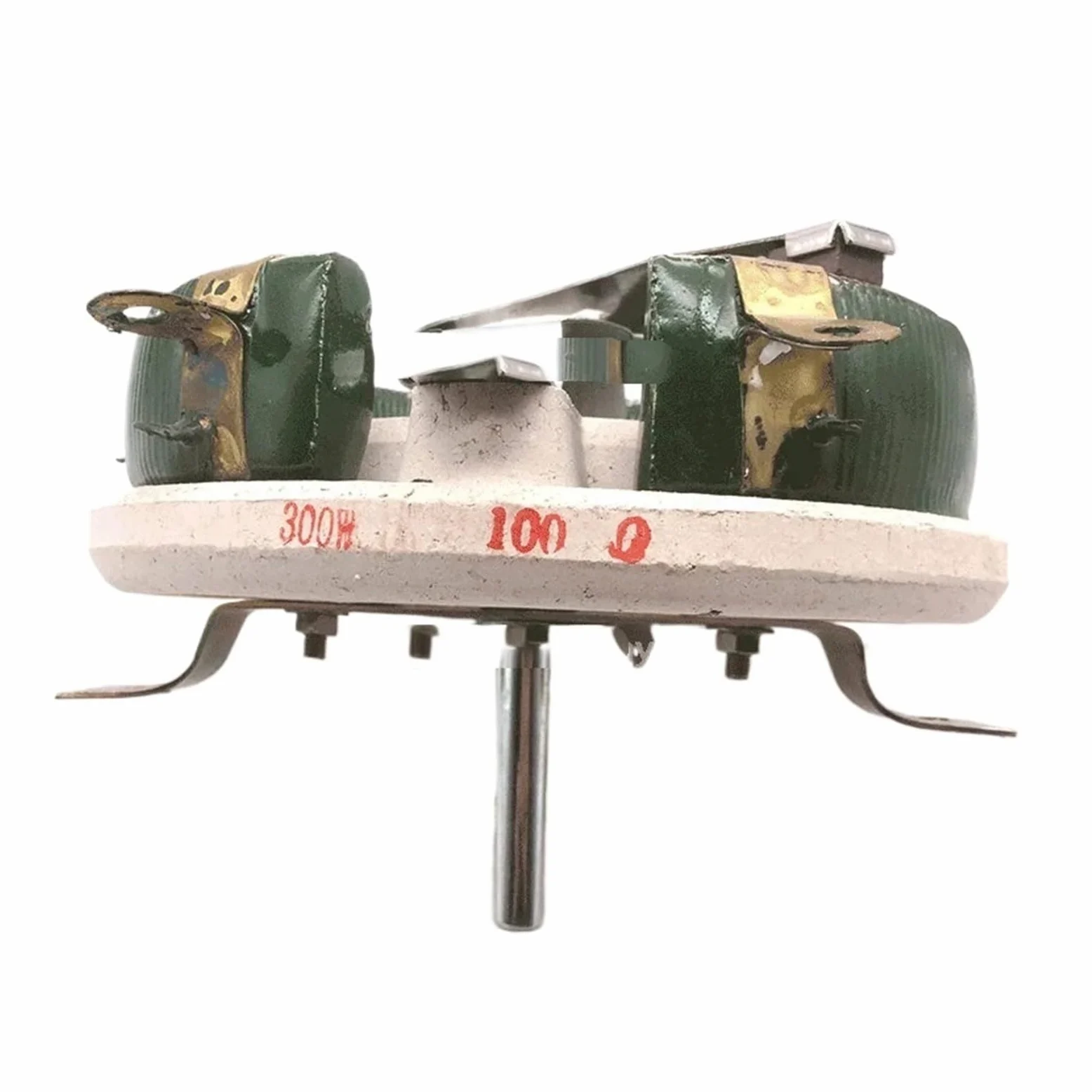 Variador de resistencia de alta potencia Reóstato deslizante de 300W. Resistencia bobinada variable giratoria de alta potencia BC1 | R-10 ohm