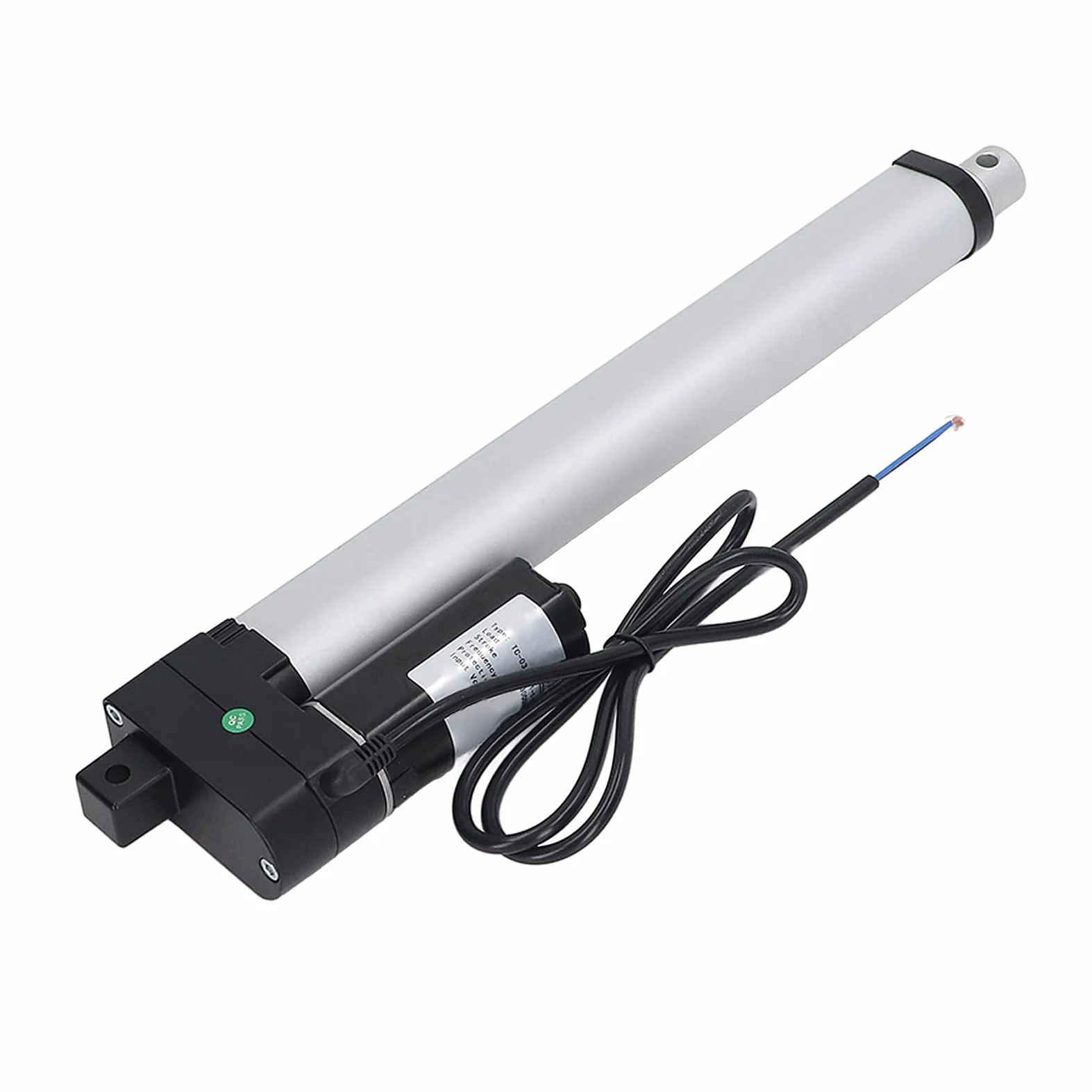 Keenso Actuador Lineal Eléctrico de Alta Velocidad, de 350 Mm, 3000 N, para Elevación Industrial y Camas Eléctricas, Construcción Duradera (24V)