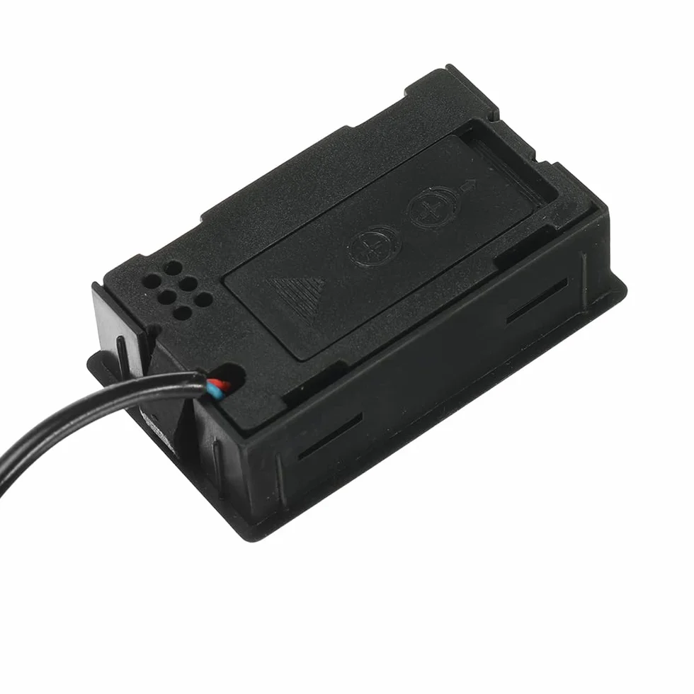 DollaTek Monitor de Temperatura Digital LCD Termómetro con Sonda Externa para Refrigerador Congelador Acuario - Negro