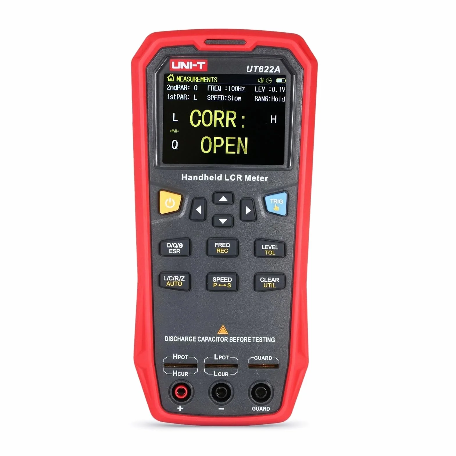 Uni-T UT622A - Medidor de componentes portátil, para inductores, resistencias y capacitores y Sus propiedades secundarias