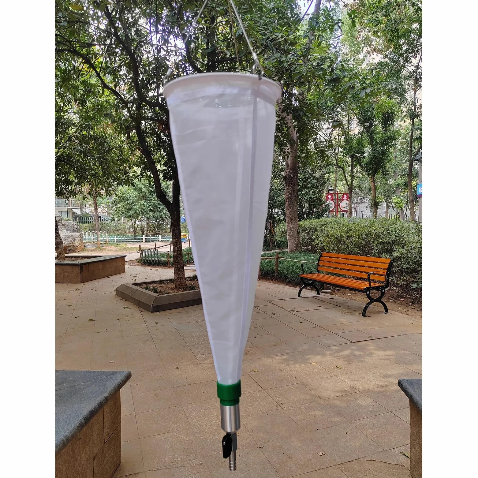 plankton network Red de recolección de plancton de 25 lb (50 cm de largo, 20 cm de diámetro, 112 micras), nailon experimental engrosado de malla 125 para recolectar fitoplancton, protozoos(125 Mesh)
