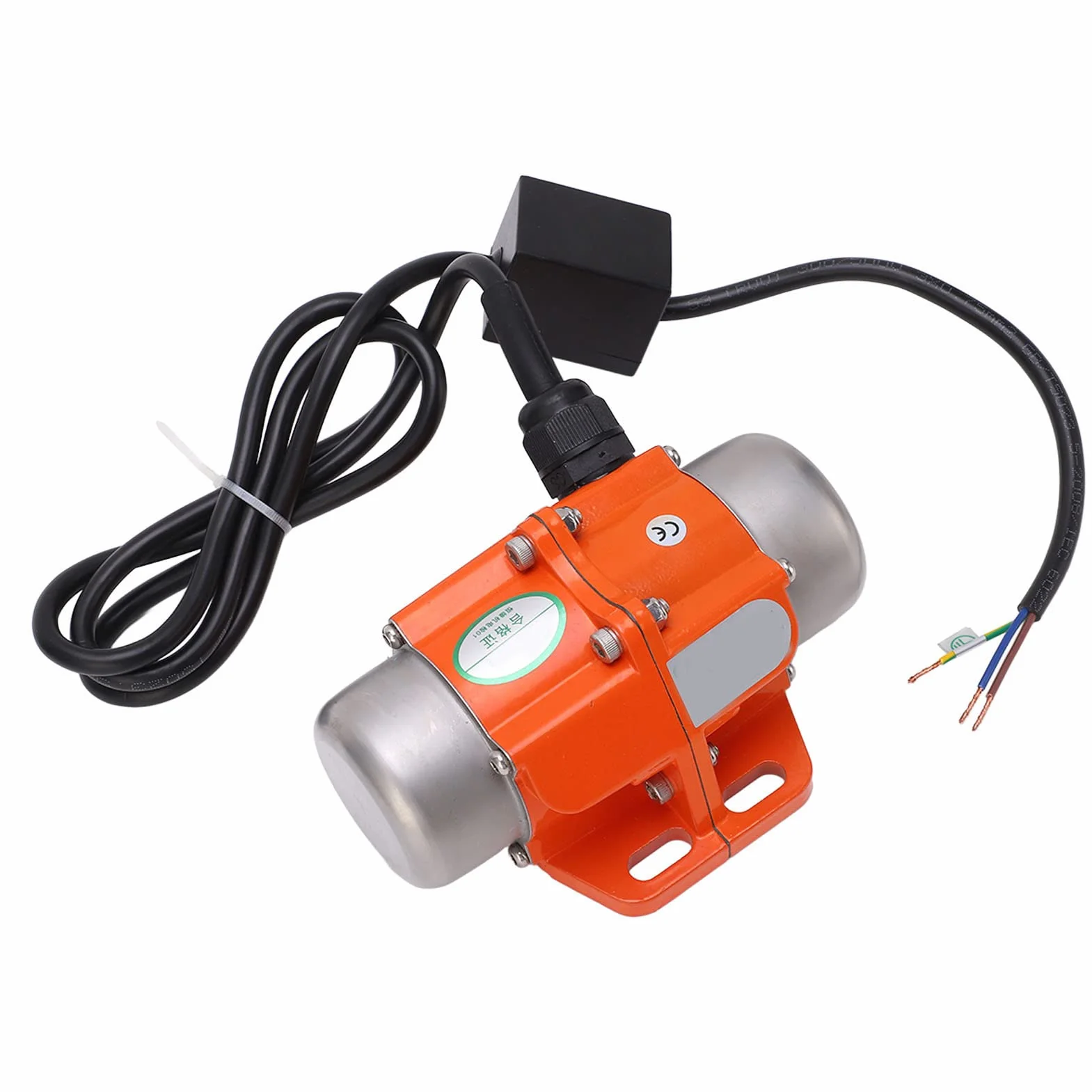 Motor vibrante, motor vibratorio as¨ªncrono de bajo ruido, 220 V, m¨¢ximo 3600 RPM, protecci¨®n IP66 para dispositivos de maquinaria(#4)