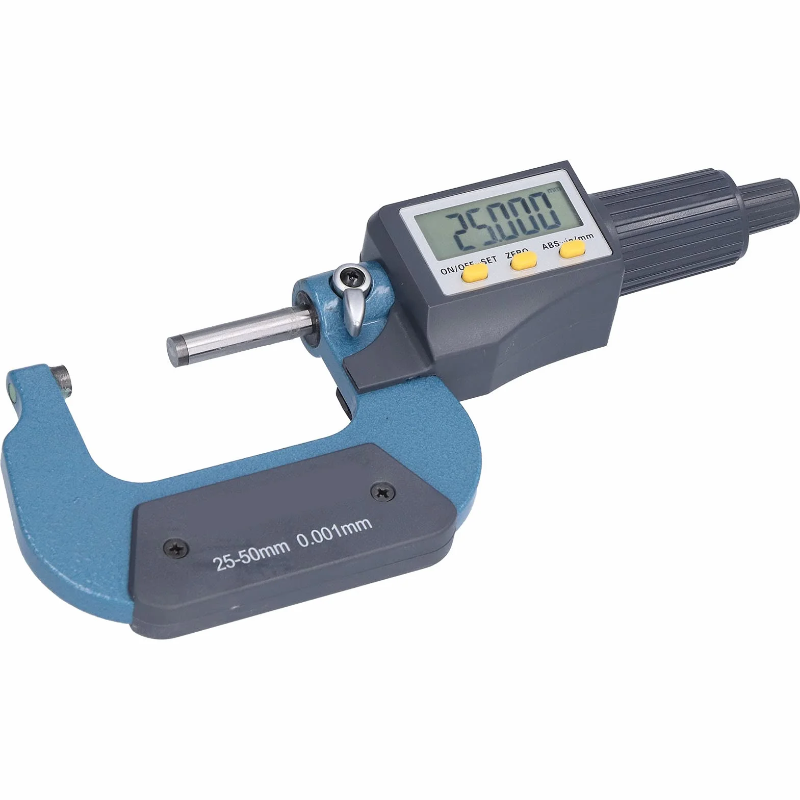 Micrómetro Digital Electrónico, 25-50mm, Resolución 0.001mm, Precisión 0.002mm, Pantalla LCD, Herramienta de Medición de Espesor