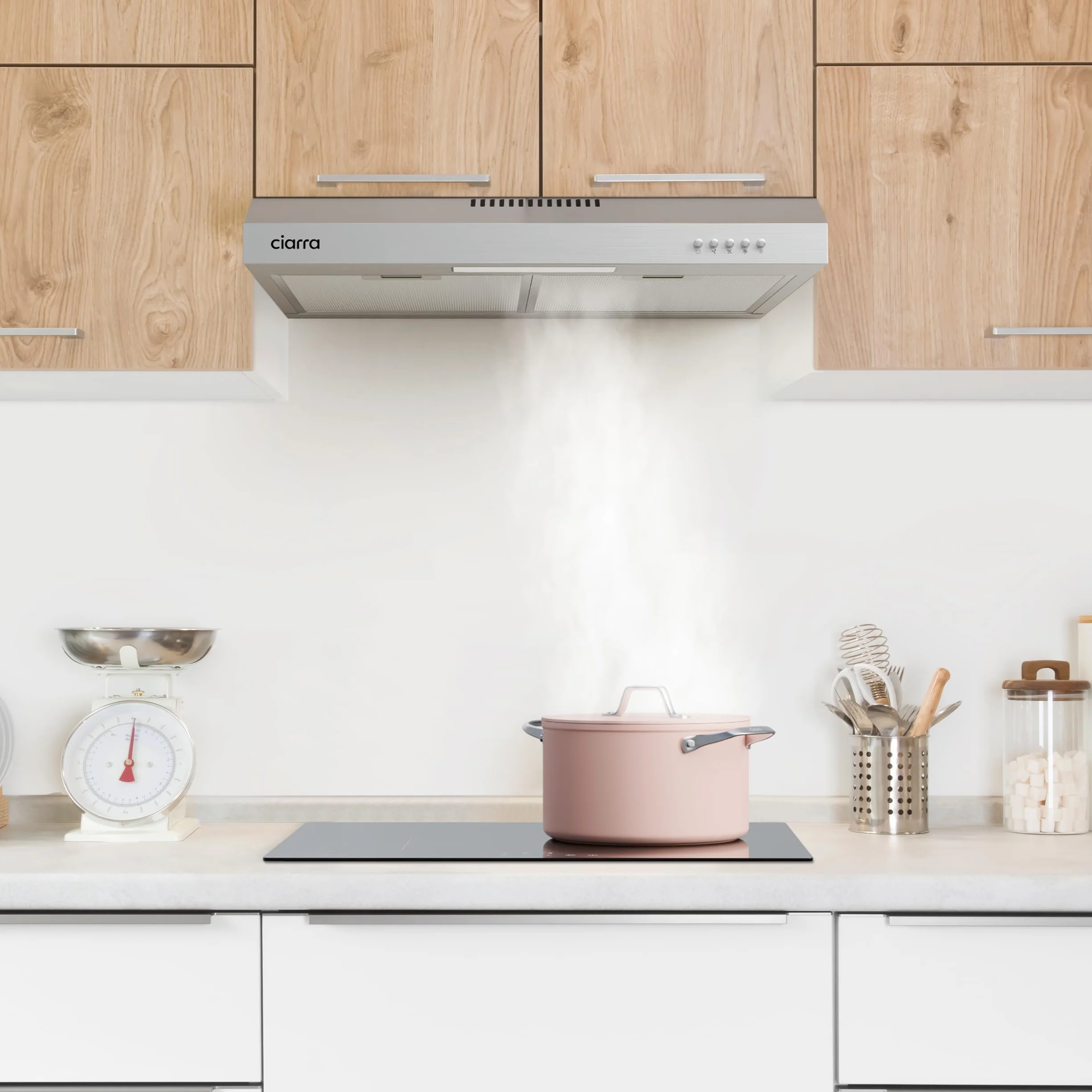 CIARRA CBCS6903D Campana Extractora 60 cm Clase A+ Acero Inoxidable