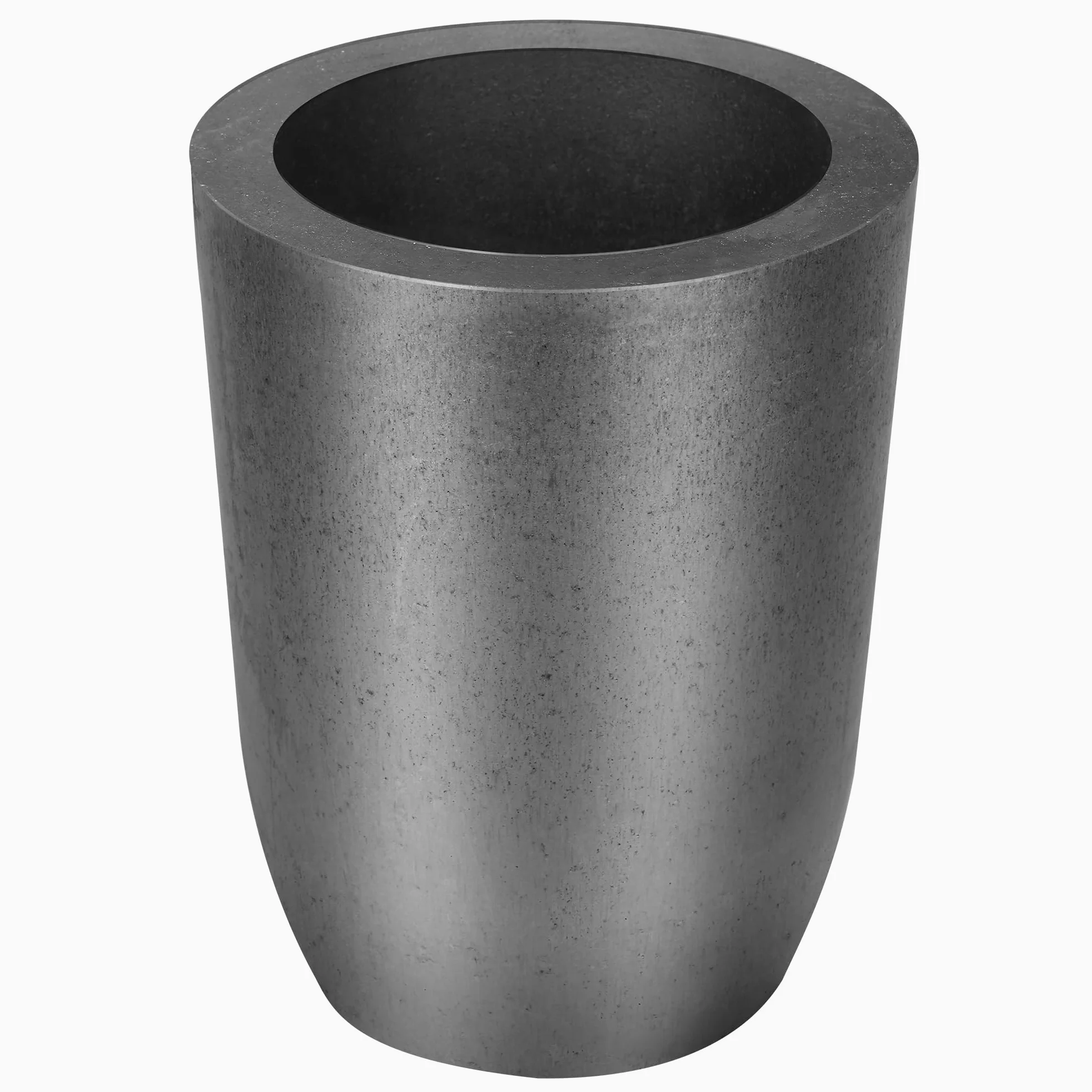 Crisoles de grafito de carburo de silicio de 12,3 kg, crisoles para derretir metal, soportan altas temperaturas de 1800 ℃, fundición de fusión de aluminio dorado y plata cobre